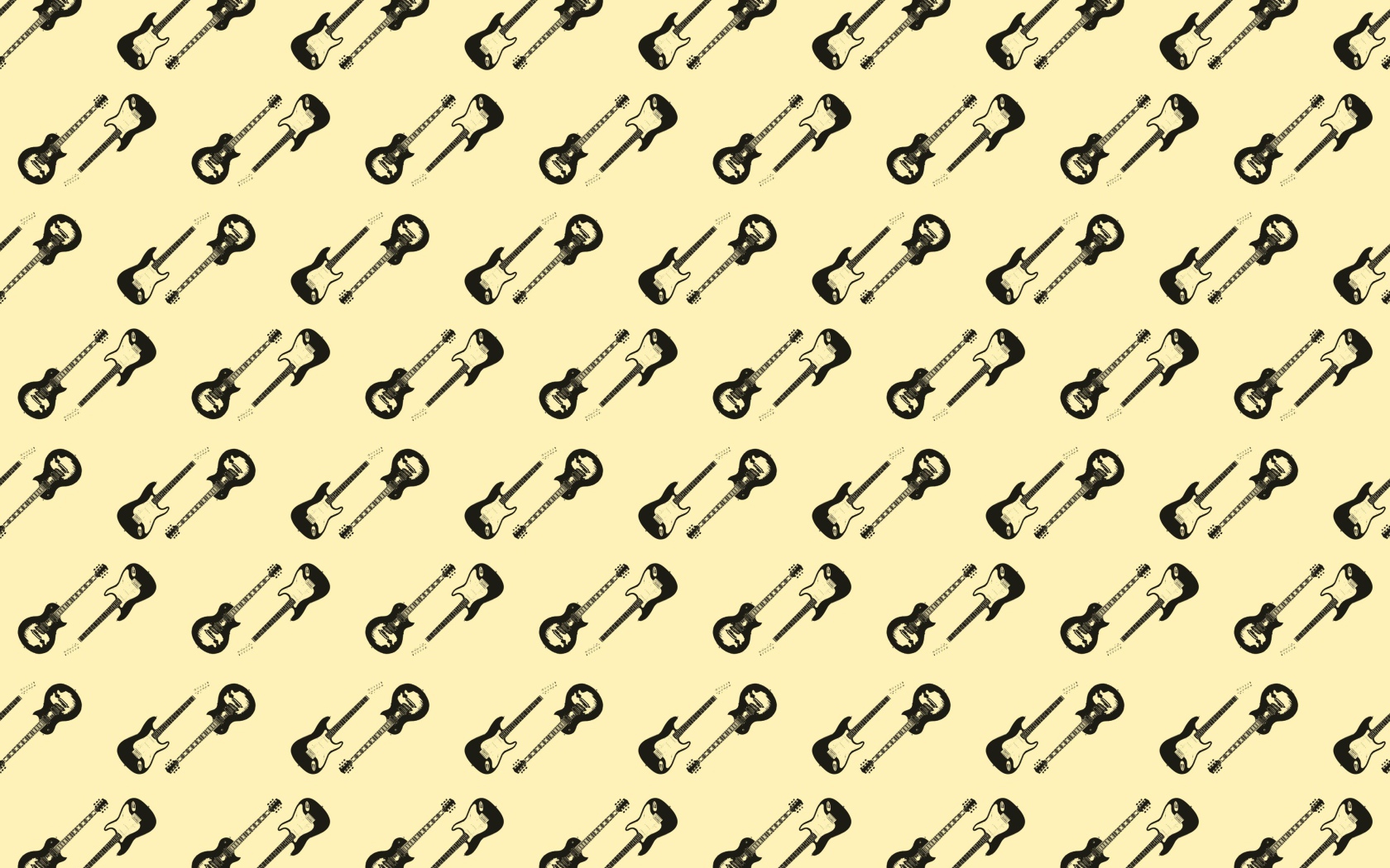 Много электрический гитар на бежевом фоне