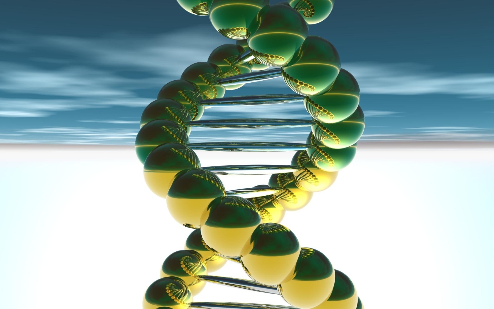 Spiral DNA 3d graphics