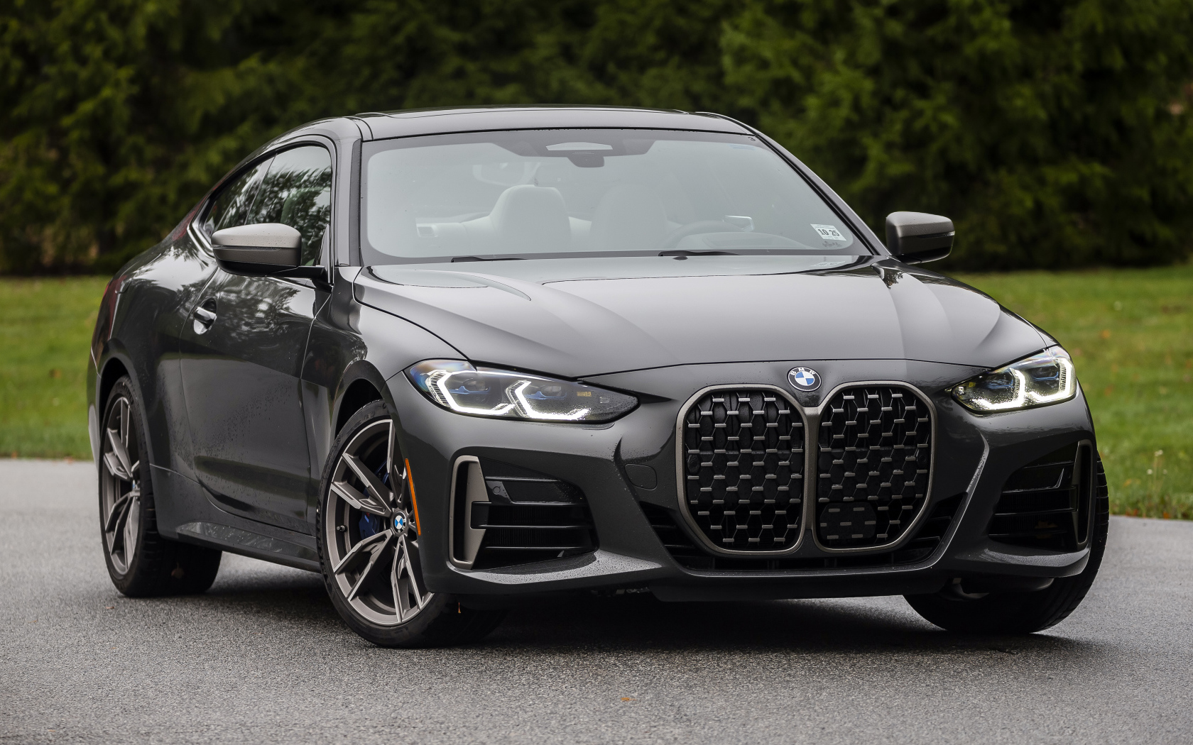 Черный BMW M440i XDrive, 2021 года