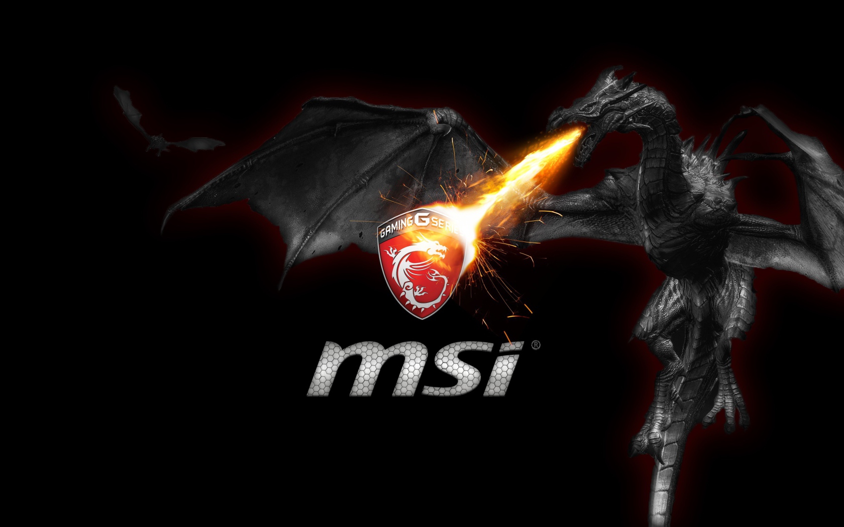 Дракон логотип MSI G Series MSI Gaming