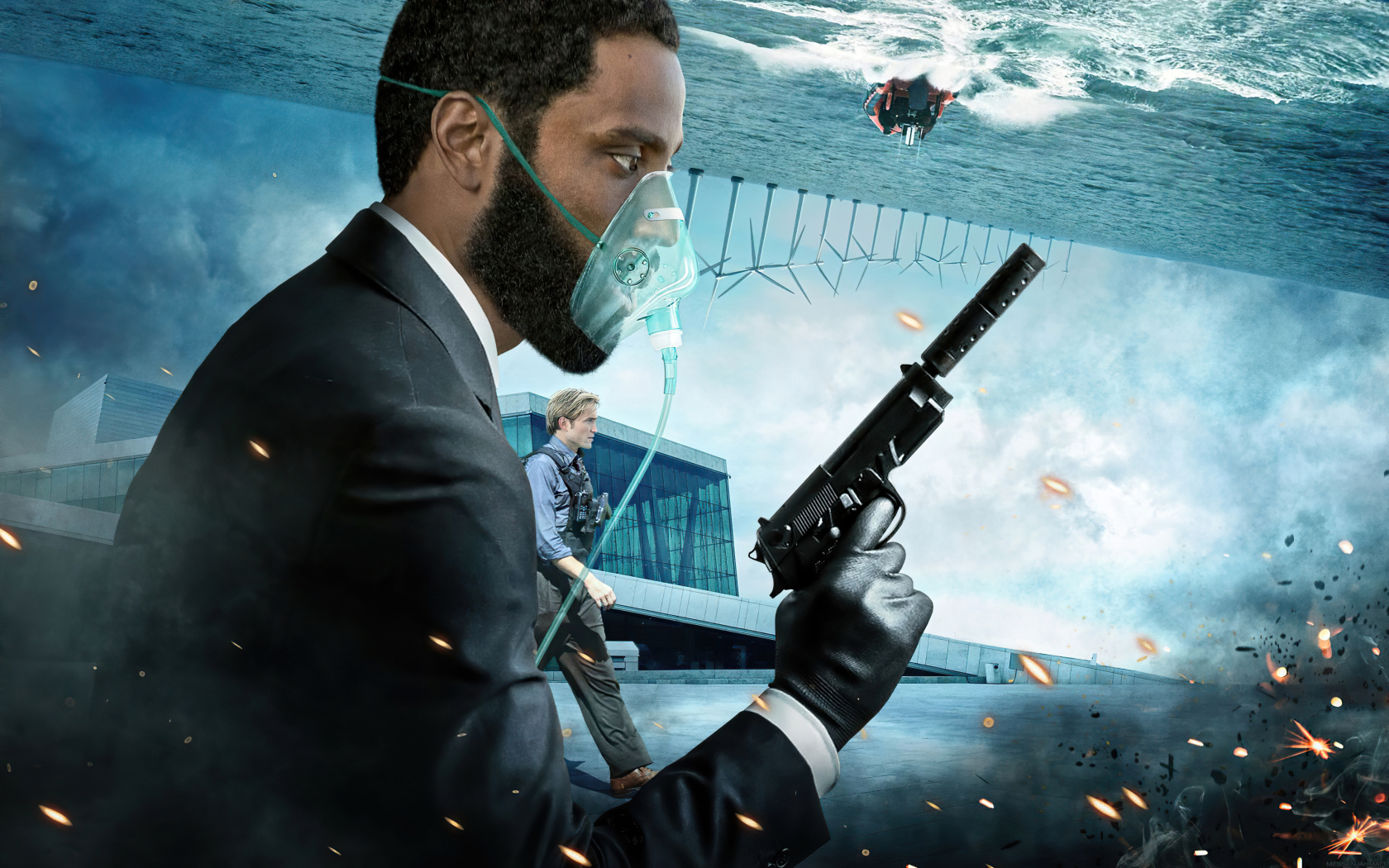 Актер Джон Дэвид Вашингтон в новом фильме Довод