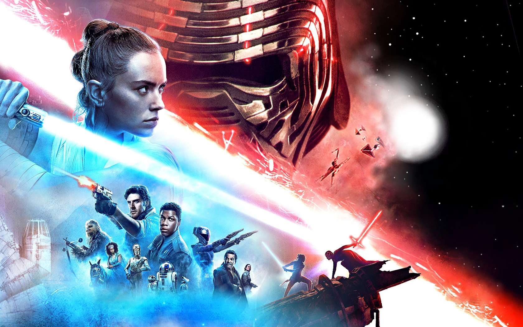 Постер нового фильма Звёздные войны: Скайуокер. Восход, 2019