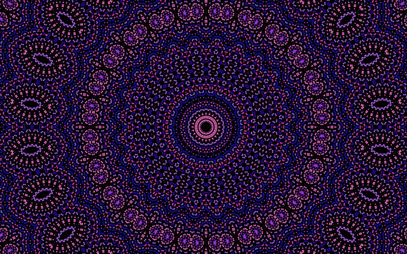 Красивый фиолетовый рисунок мандала