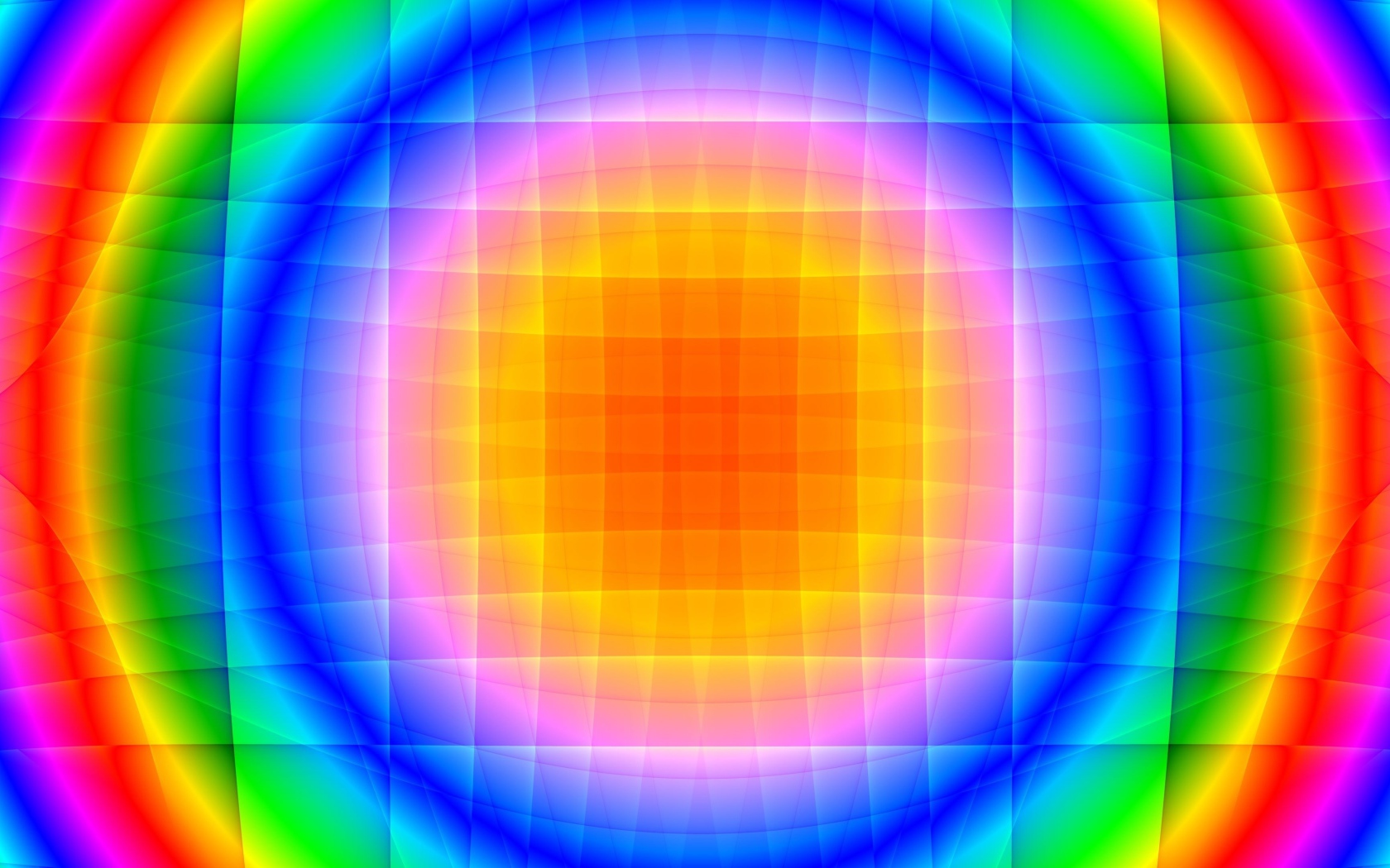 Красивый радужный круг 