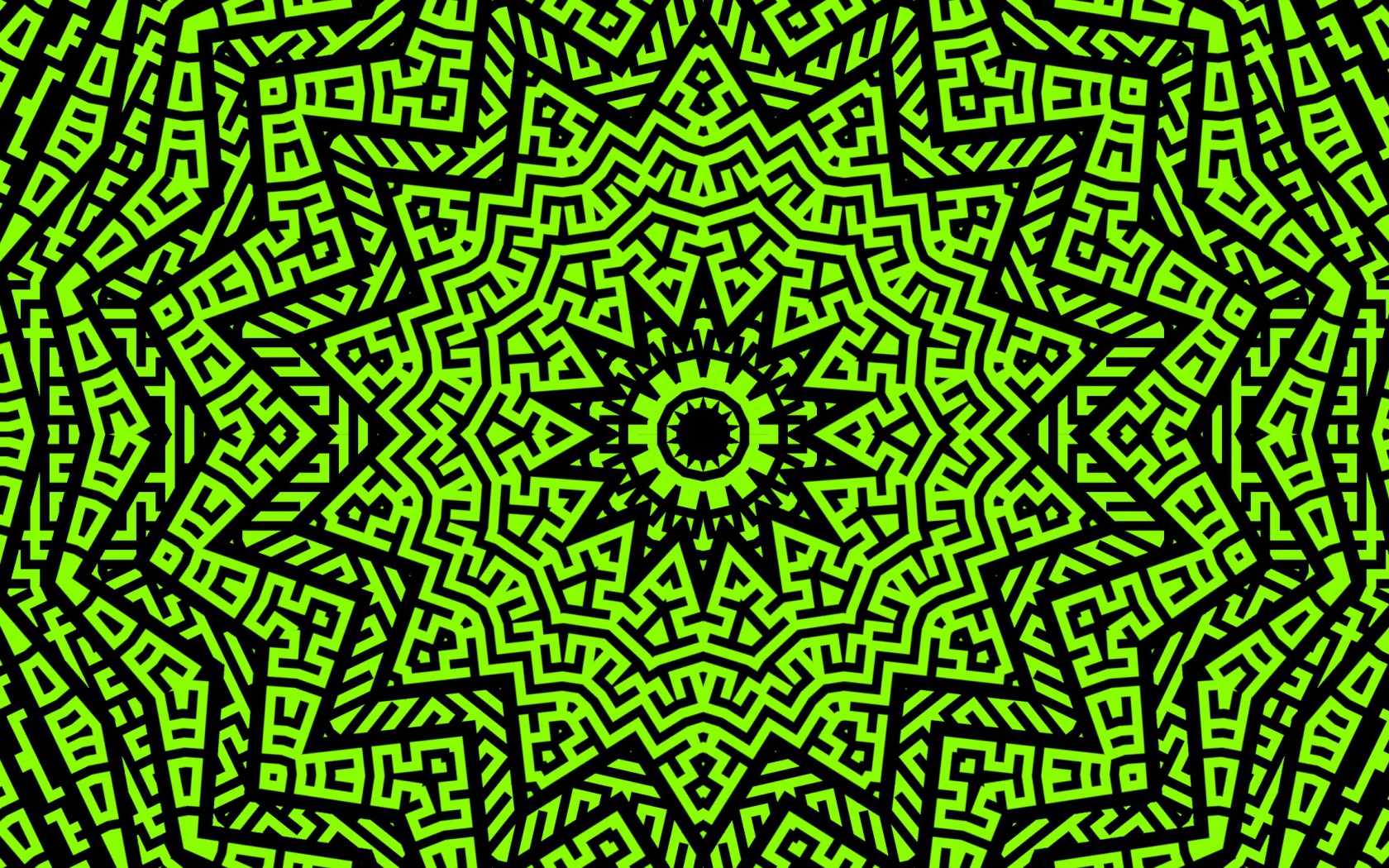 Необычный абстрактный рисунок мандала 