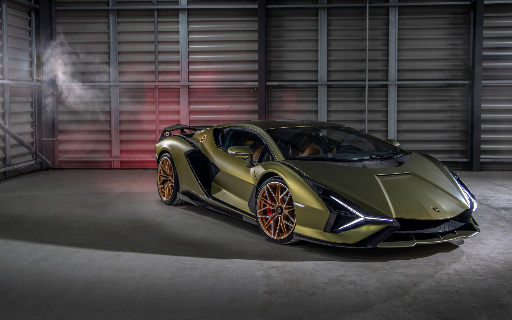 Быстрый автомобиль Lamborghini Sián FKP 37