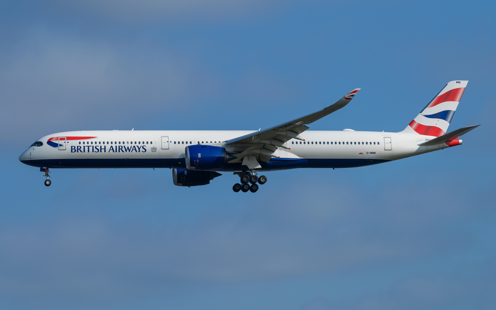 Пассажирский Airbus  A350-1000 авиакомпании British Airways
