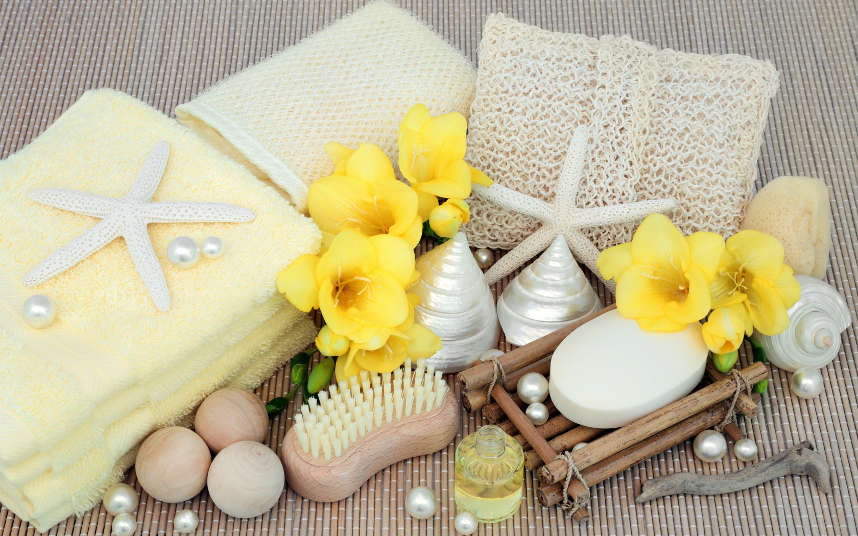 Большой набор средств для СПА процедур