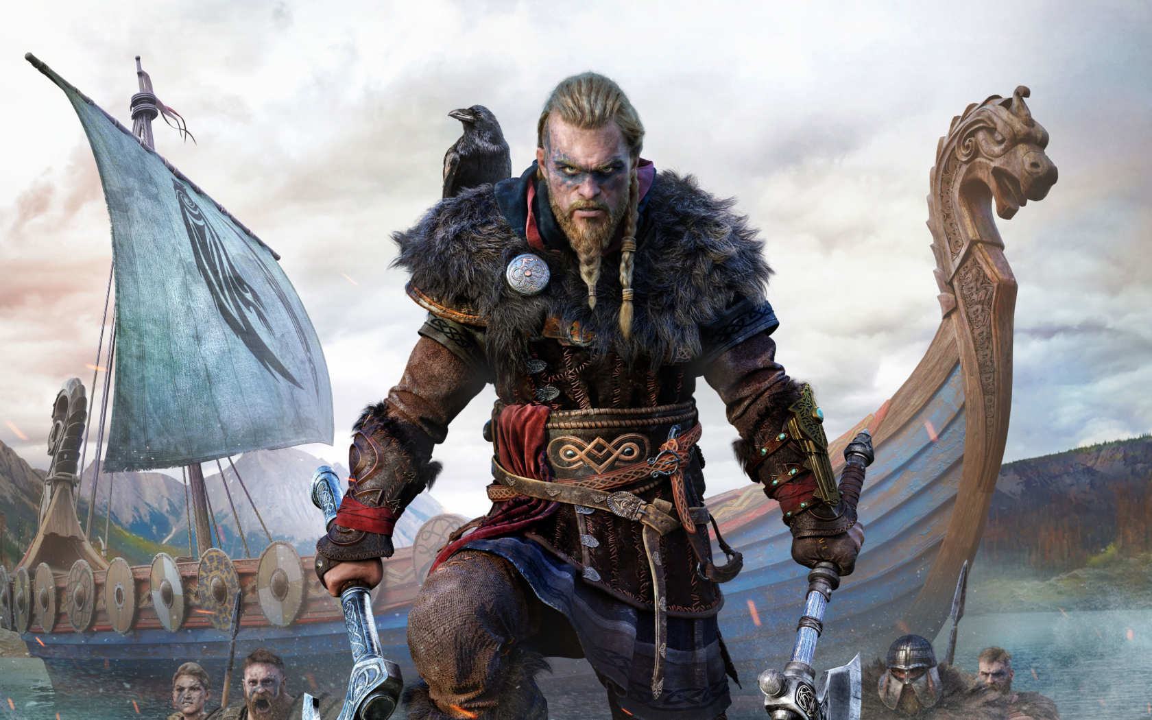 Викинг из компьютерной игры Assassin’s Creed Valhalla