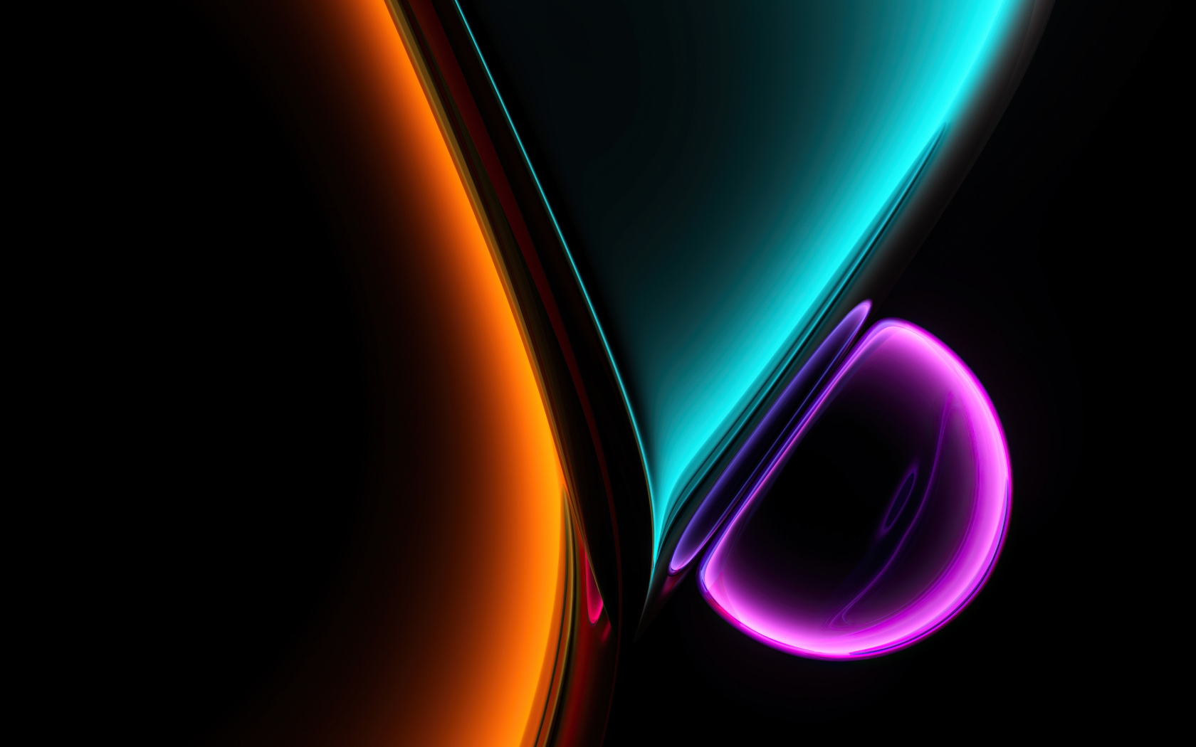 Яркие цвета на черном фоне