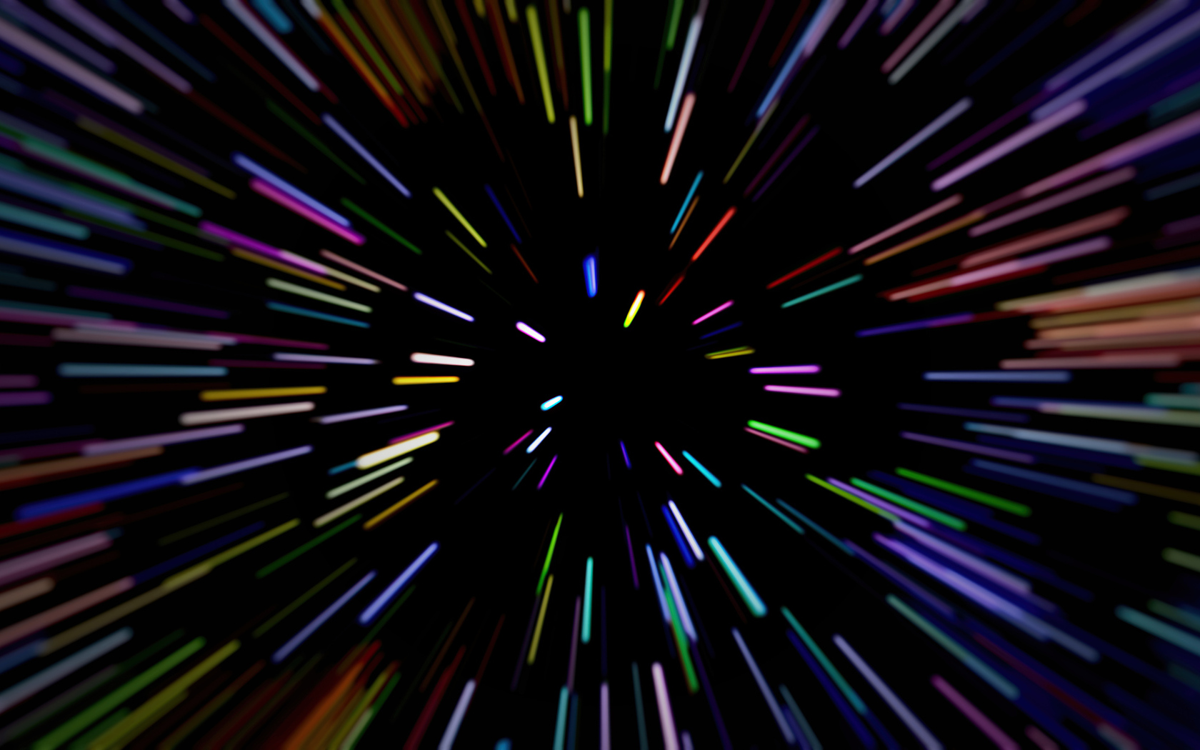 Разноцветные летящие абстрактные искры