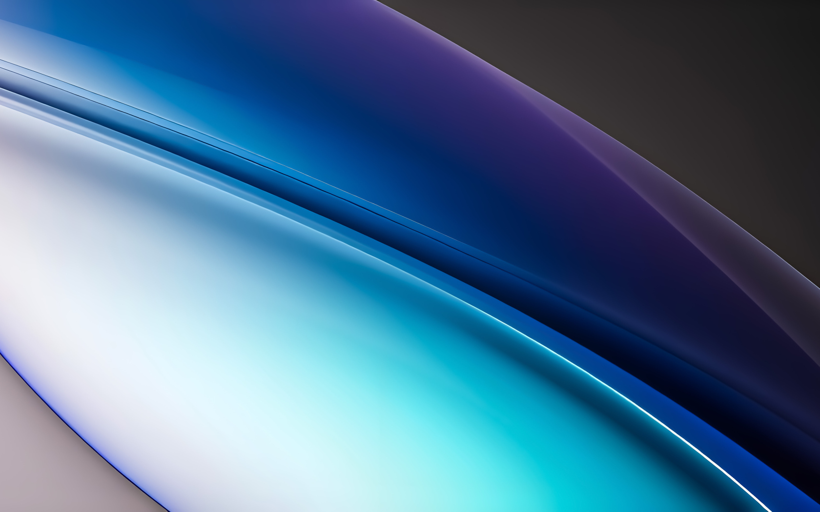 Необычная форма голубых узоров на сером фоне