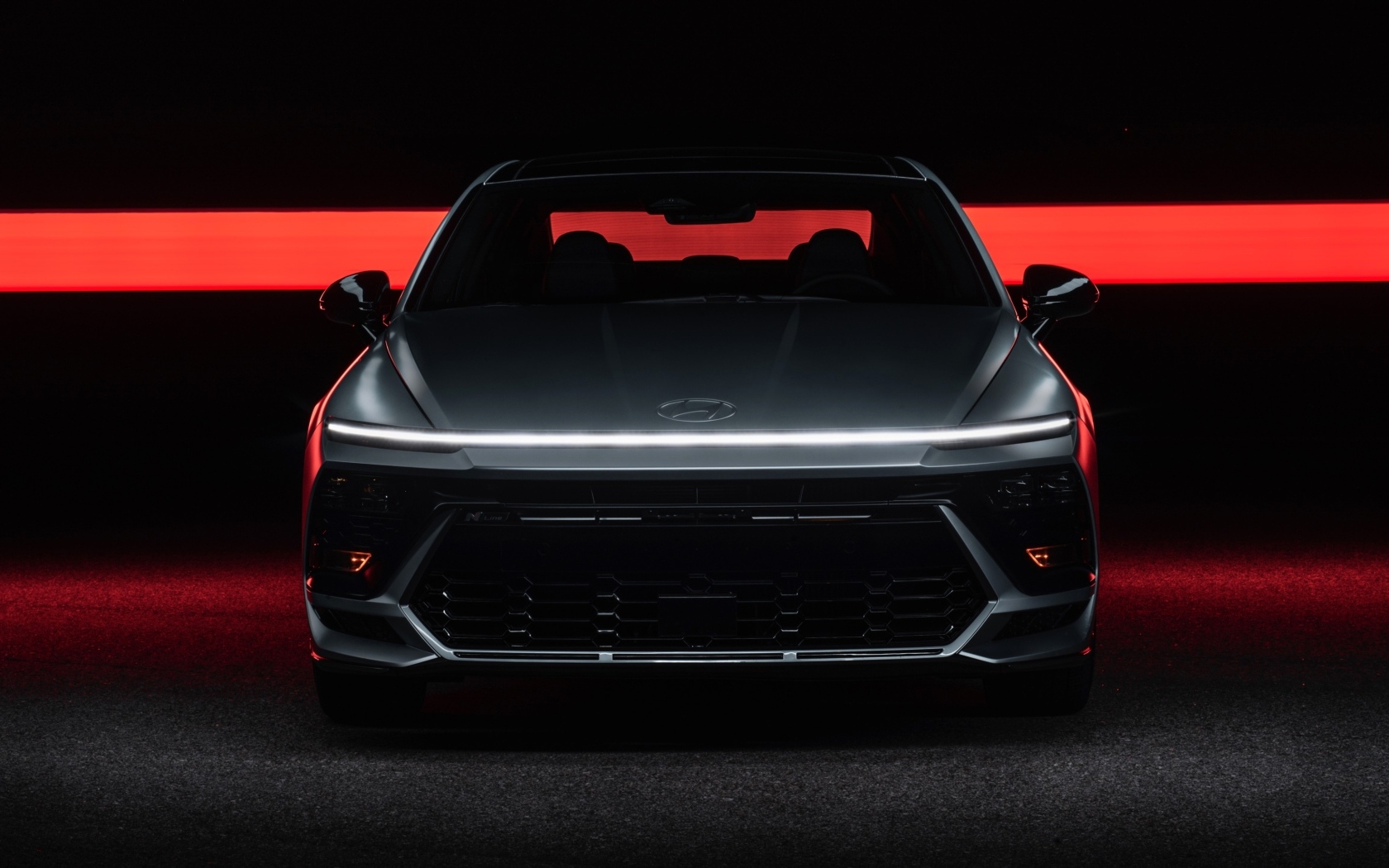 Автомобиль Hyundai Sonata N Line 2024 года вид спереди