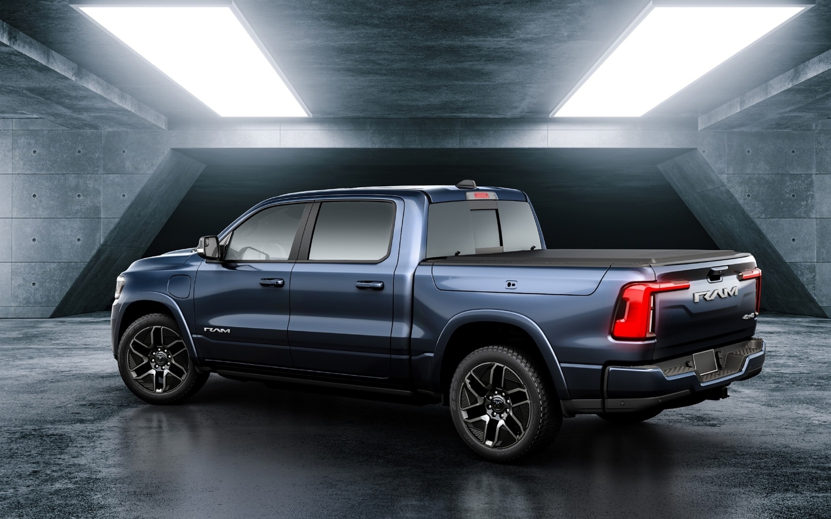 Пикап Ram 1500 REV 2025 вид сзади