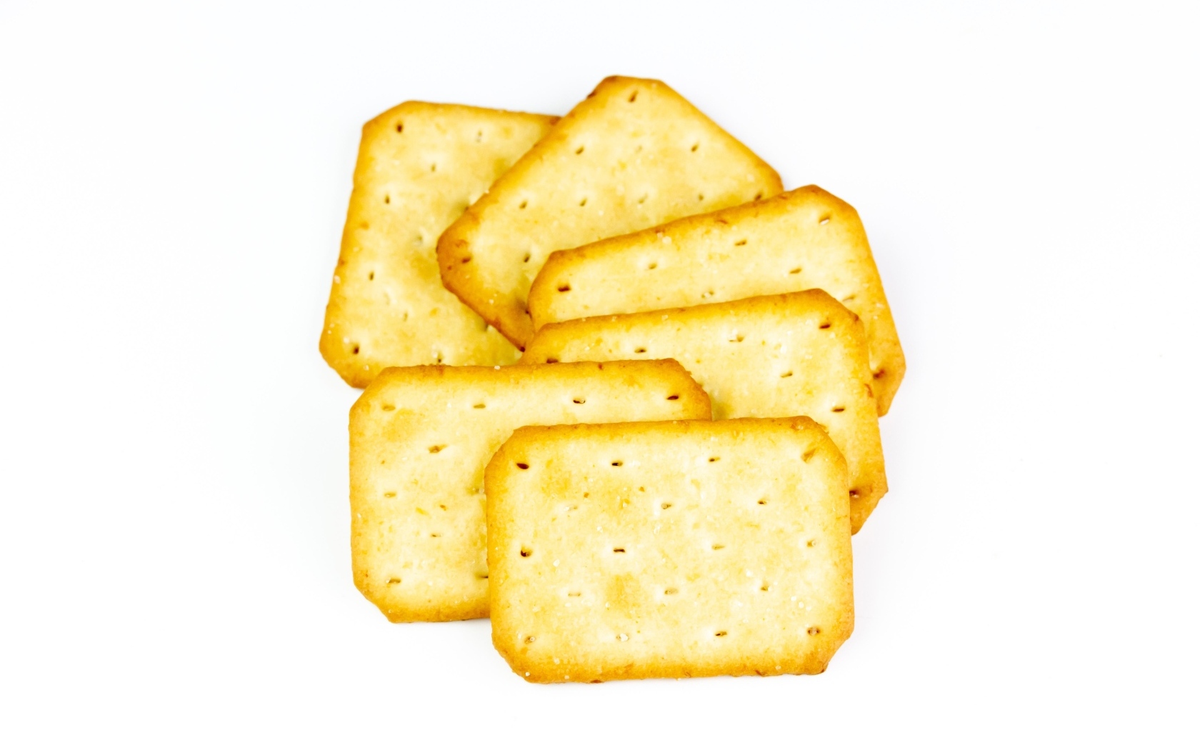 Вкусное хрустящее печенье крекер 