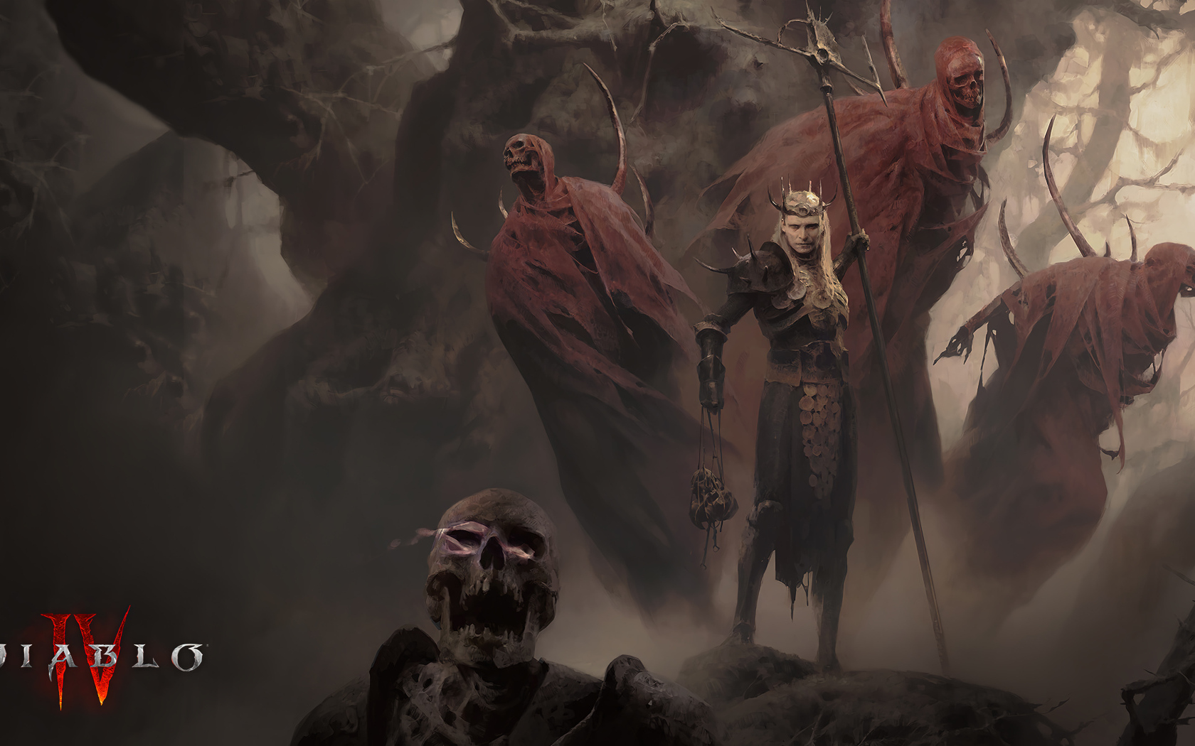 Постер новой компьютерной игры Diablo IV