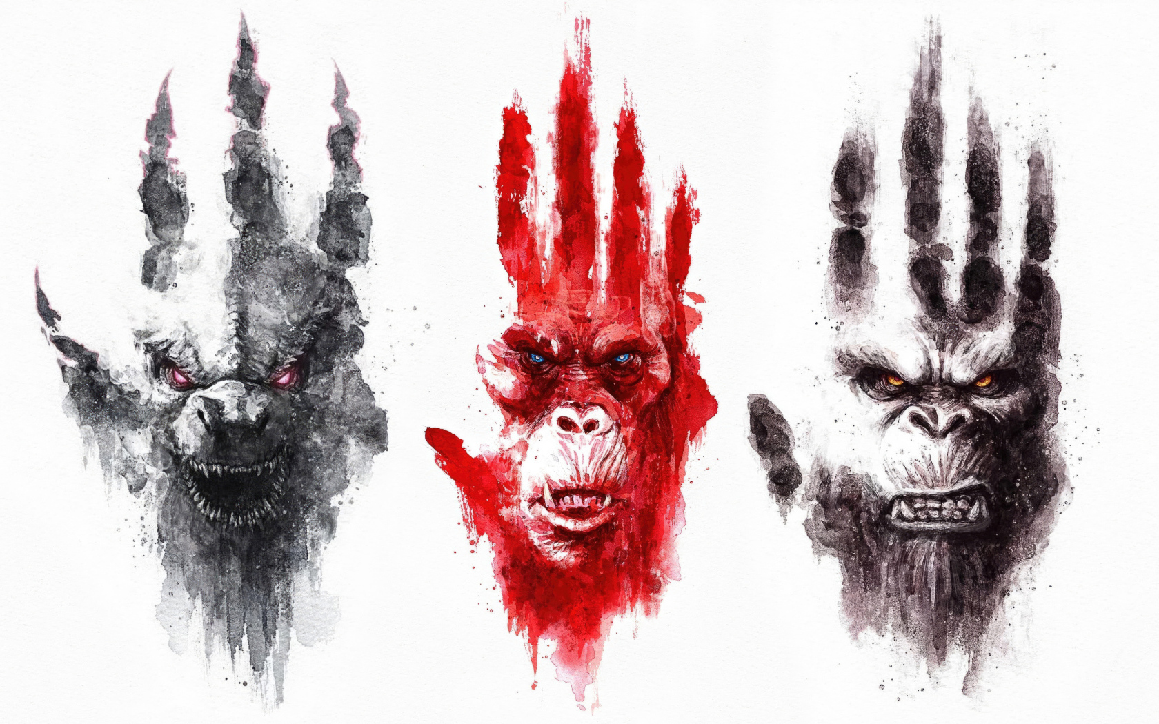 Постер нового фильма Годзилла и Конг: Новая империя, 2024