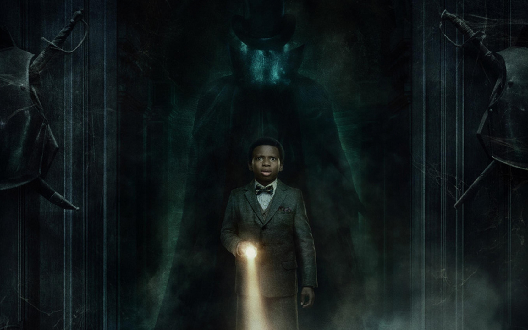 Постер нового фильма Особняк с привидениями, 2023 года