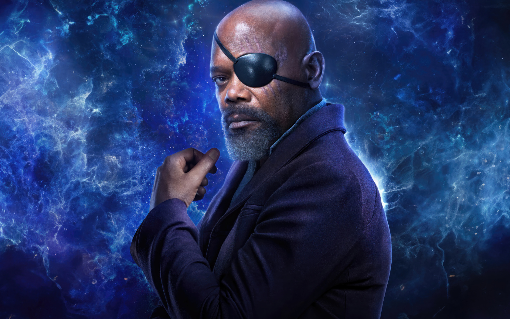 Персонаж Ник Фьюри в фантастическом фильме Марвелы