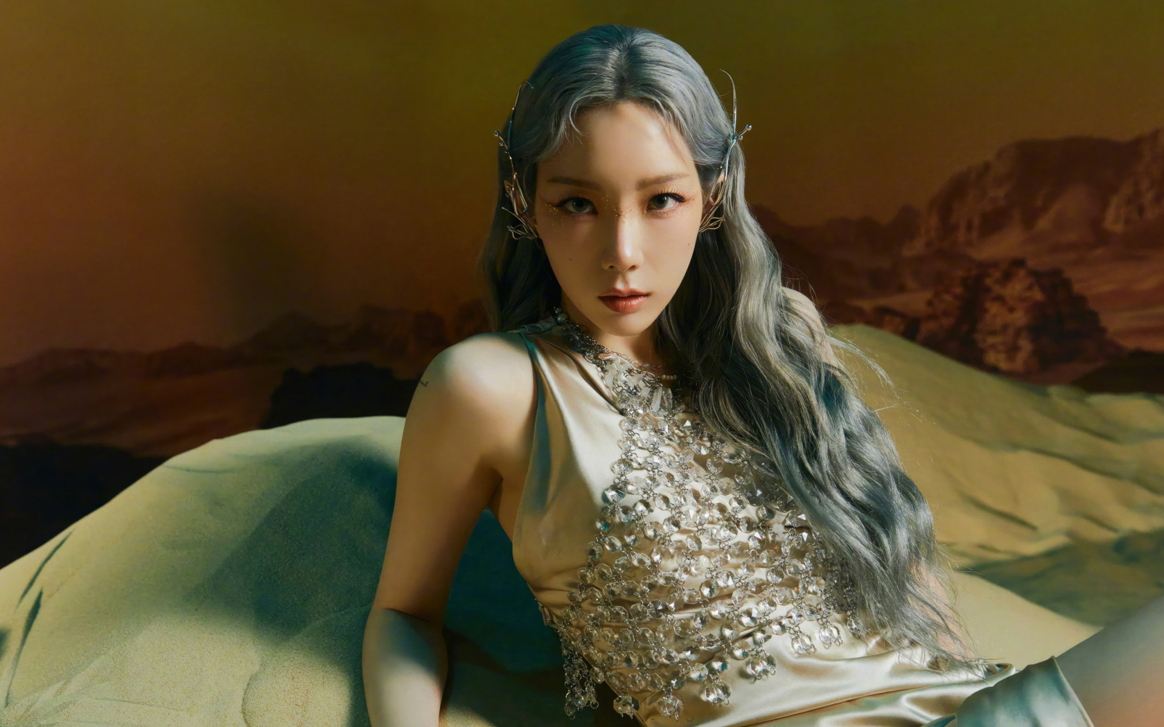 Корейская исполнительница Ким Тхэён