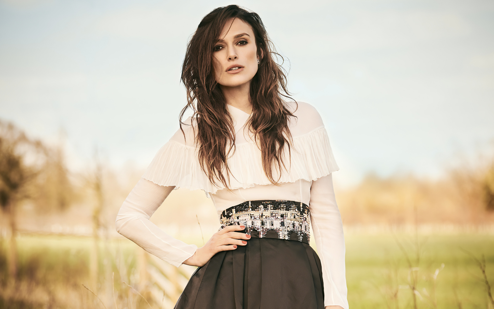 Актриса Кира Найтли позирует для фото