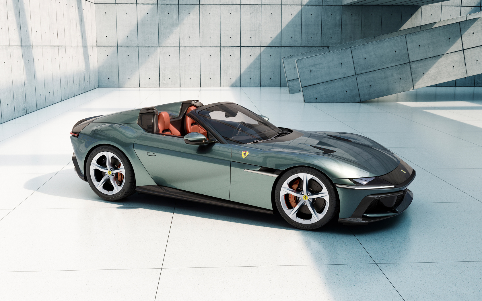 Автомобиль Ferrari 12Cilindri Spider 2024 года в здании