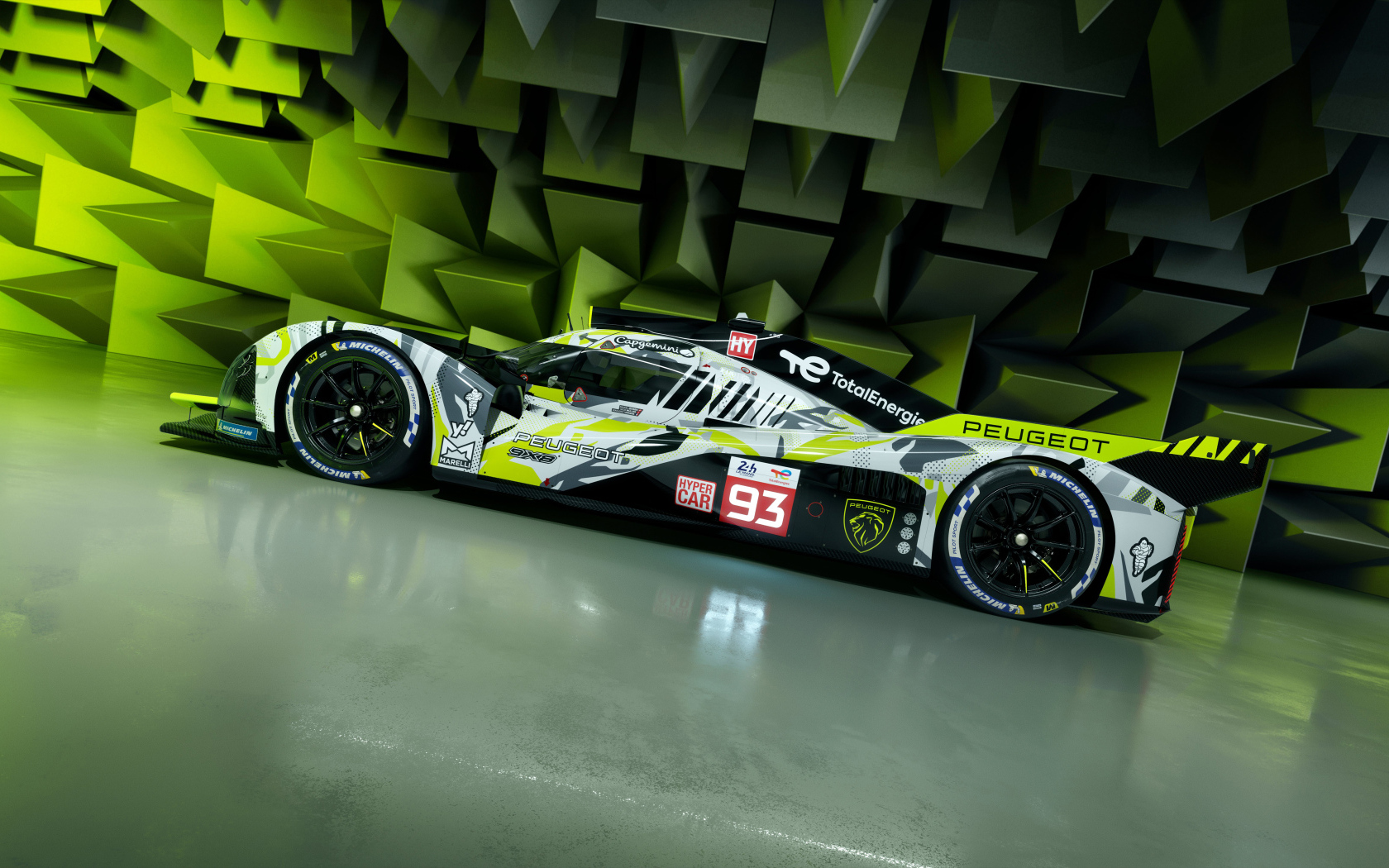 Гоночный автомобиль Peugeot 9X8 2024 года