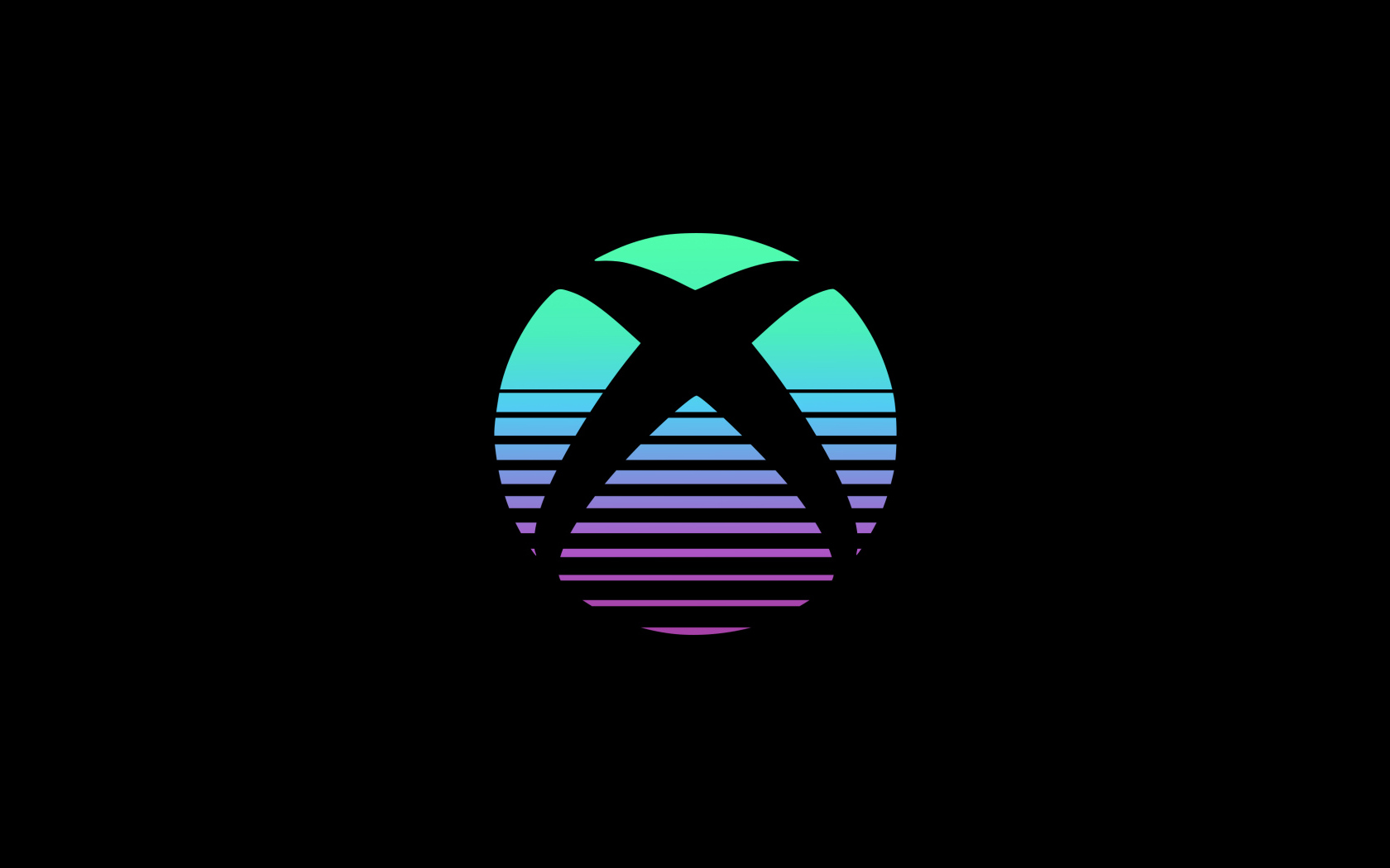 Логотип xbox на черном фоне