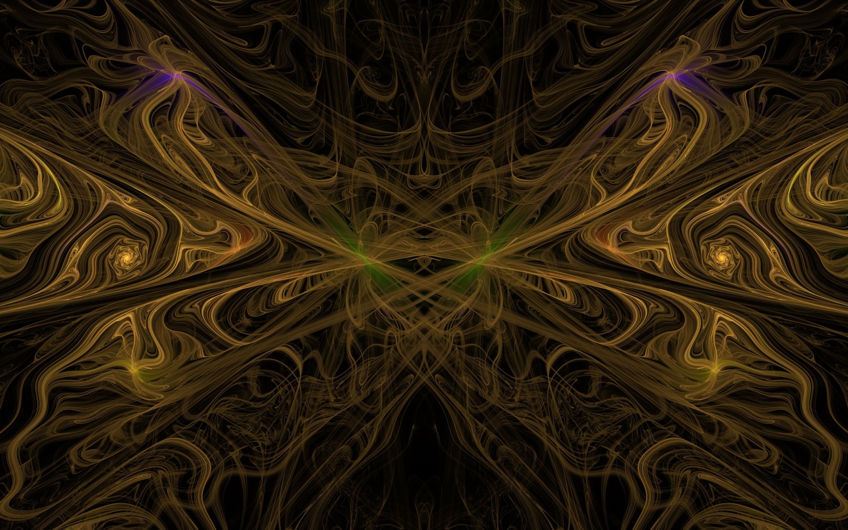 Хаотичные абстрактные разводы на черном фоне