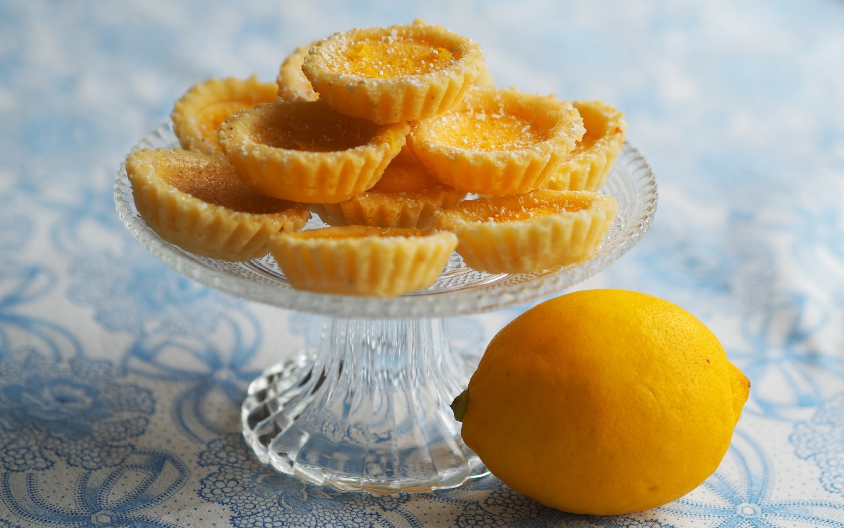 Песочные тарталетки с лимонным кремом