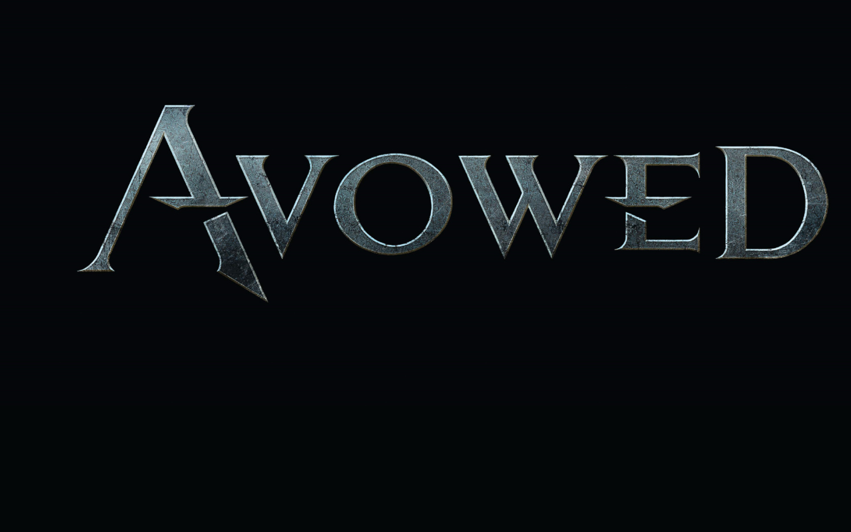 Постер компьютерной игры Avowed на черном фоне