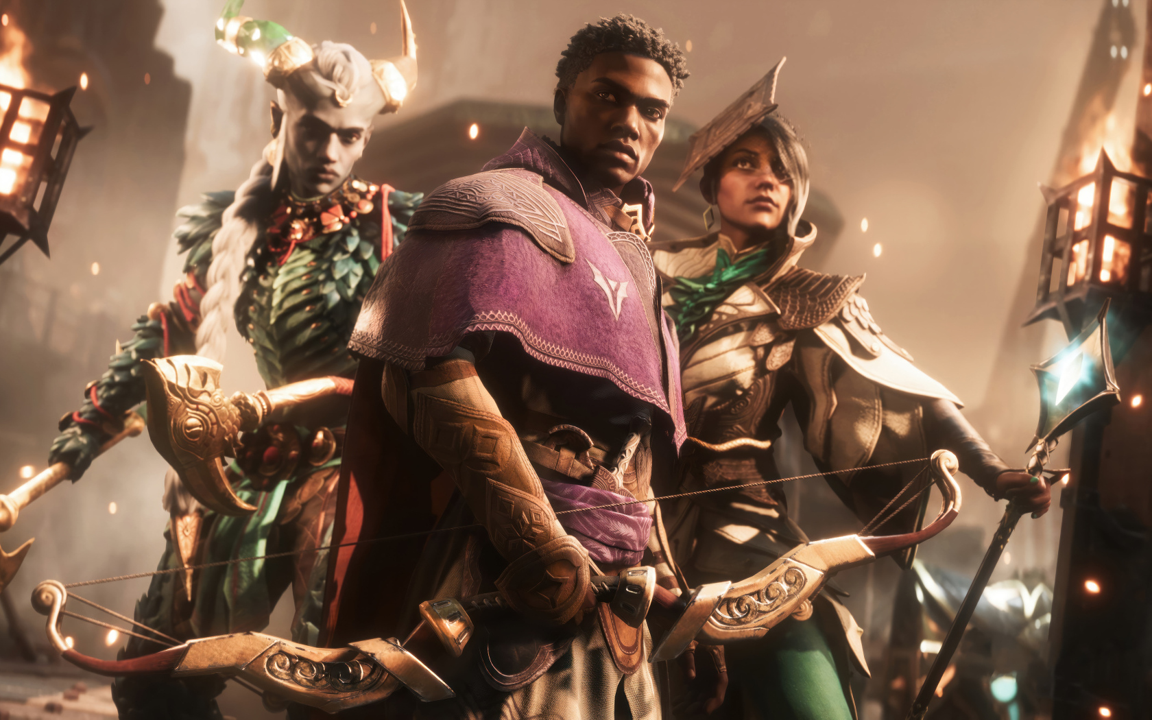 Персонажи новой видео игры Dragon Age: The Veilguard, 2024