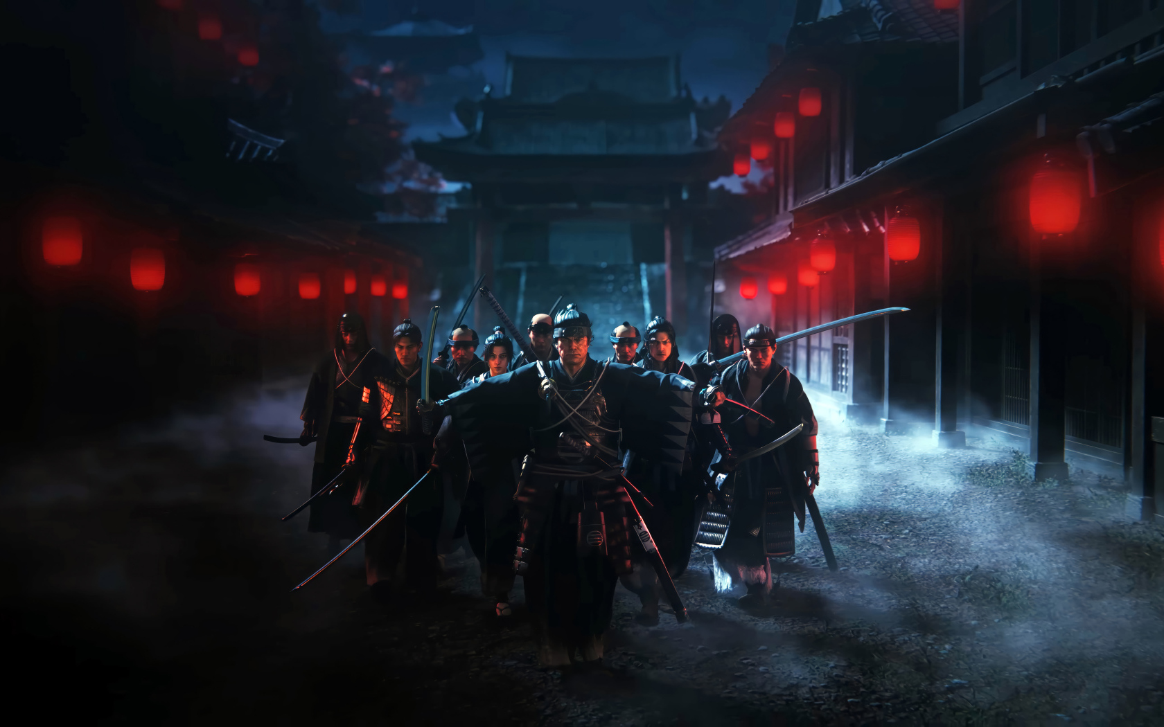 Самураи из компьютерной игры Rise of the Ronin