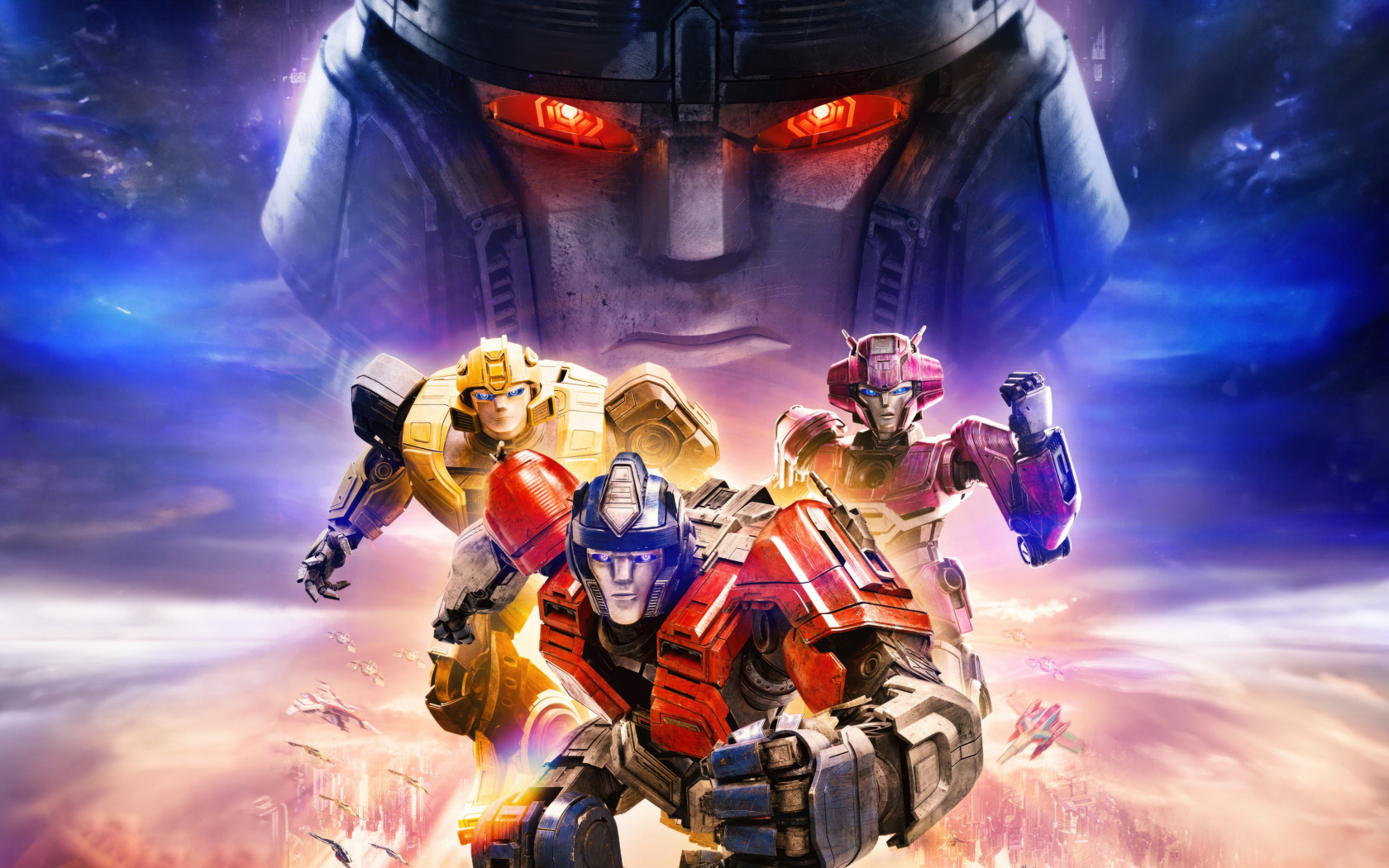 Роботы из нового фильма  Трансформеры: Начало, 2024