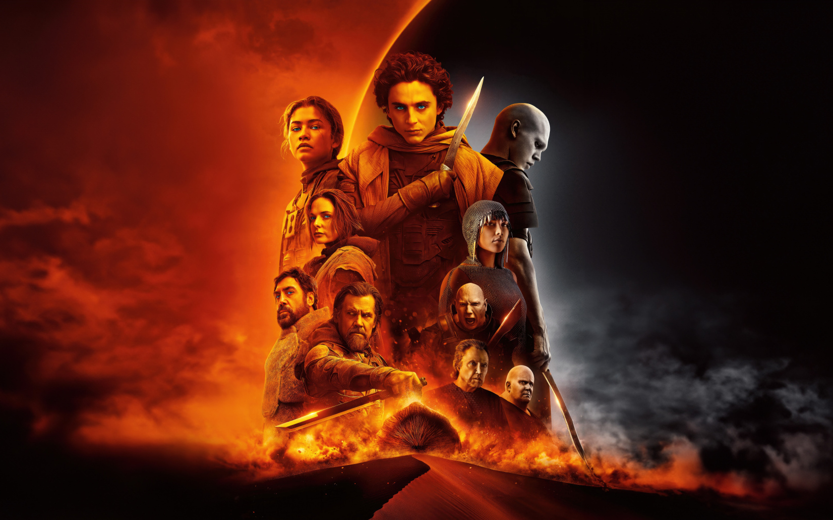 Главные персонажи нового фильма Дюна: Часть вторая