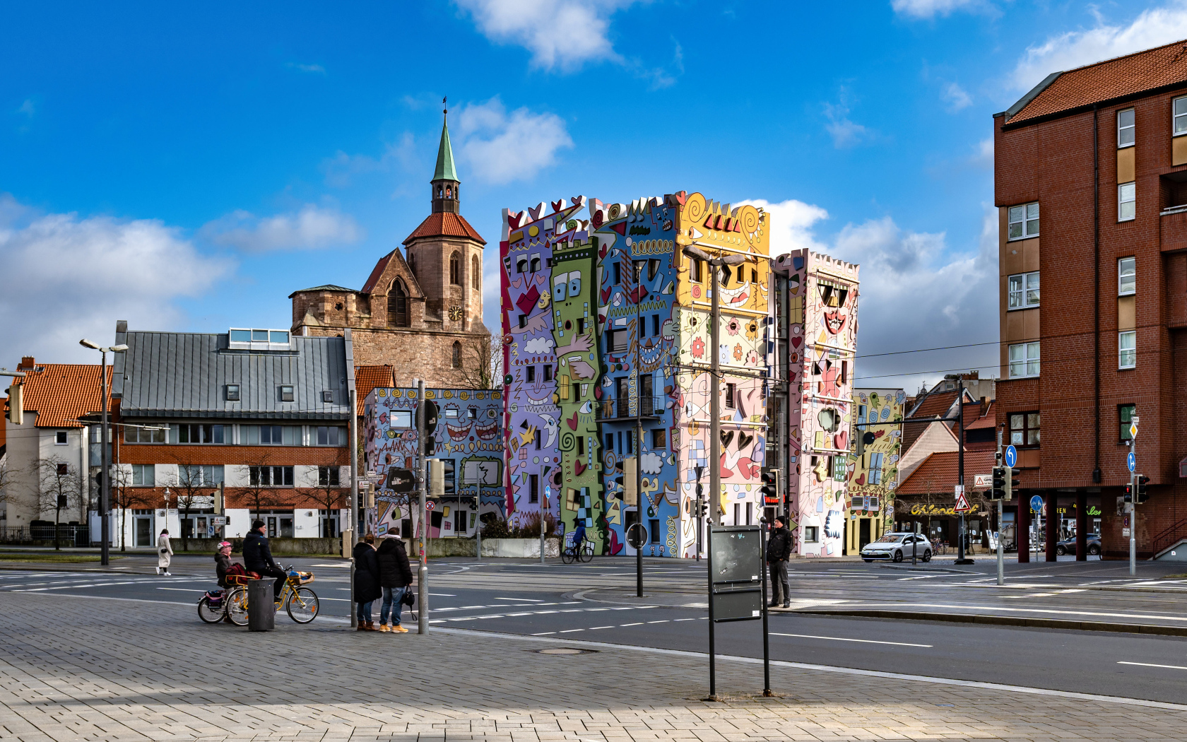 Счастливый дом Рицци в городе Брауншвейг, Германия