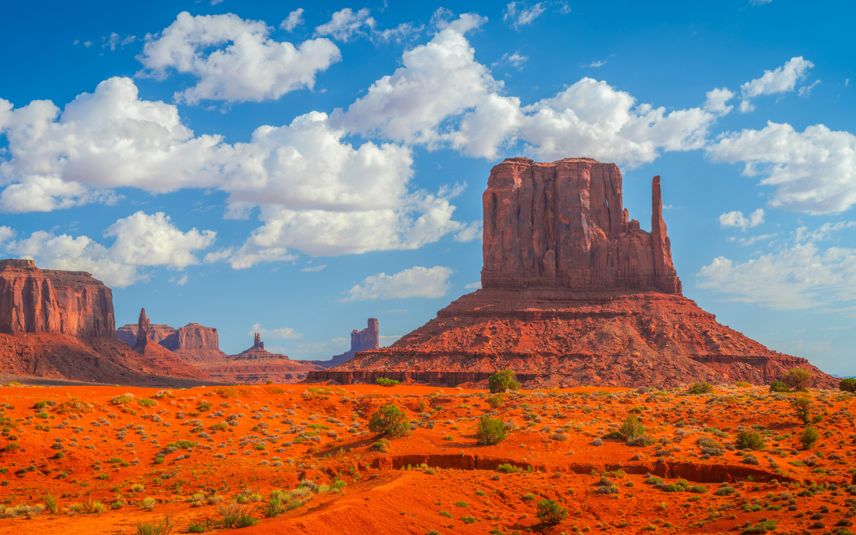 Скала Монумент Вэлли в национальном парке, США