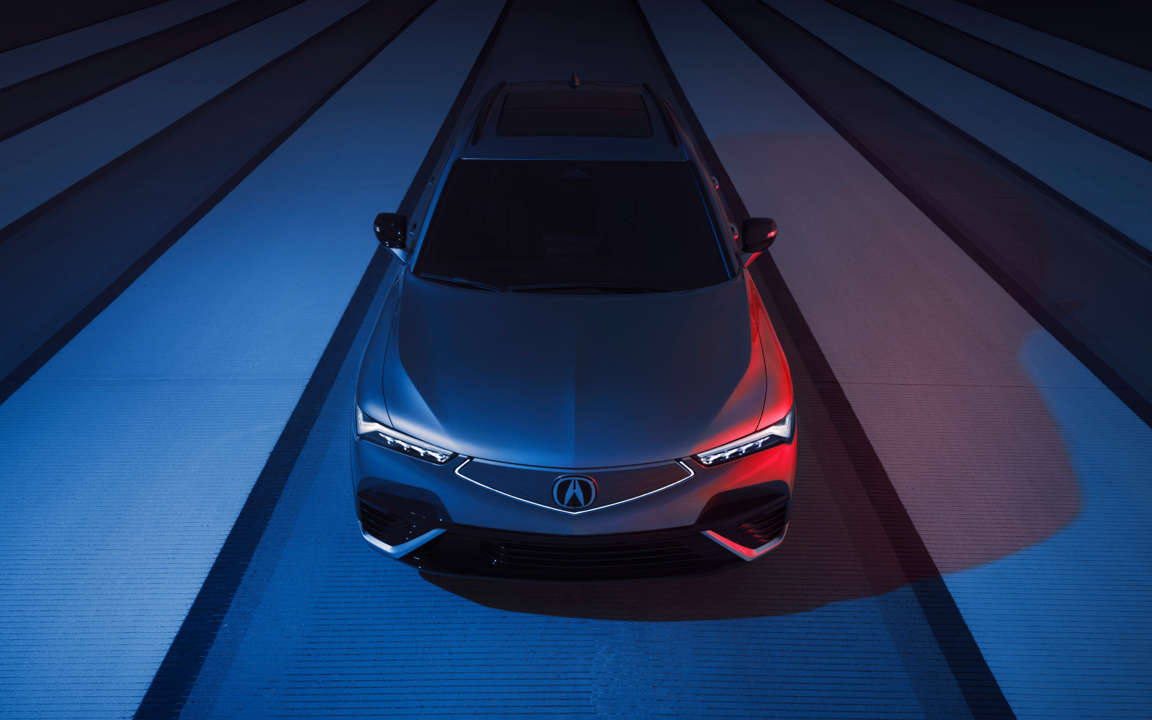 Вид сверху на автомобиль Acura ZDX Type S 2024  года