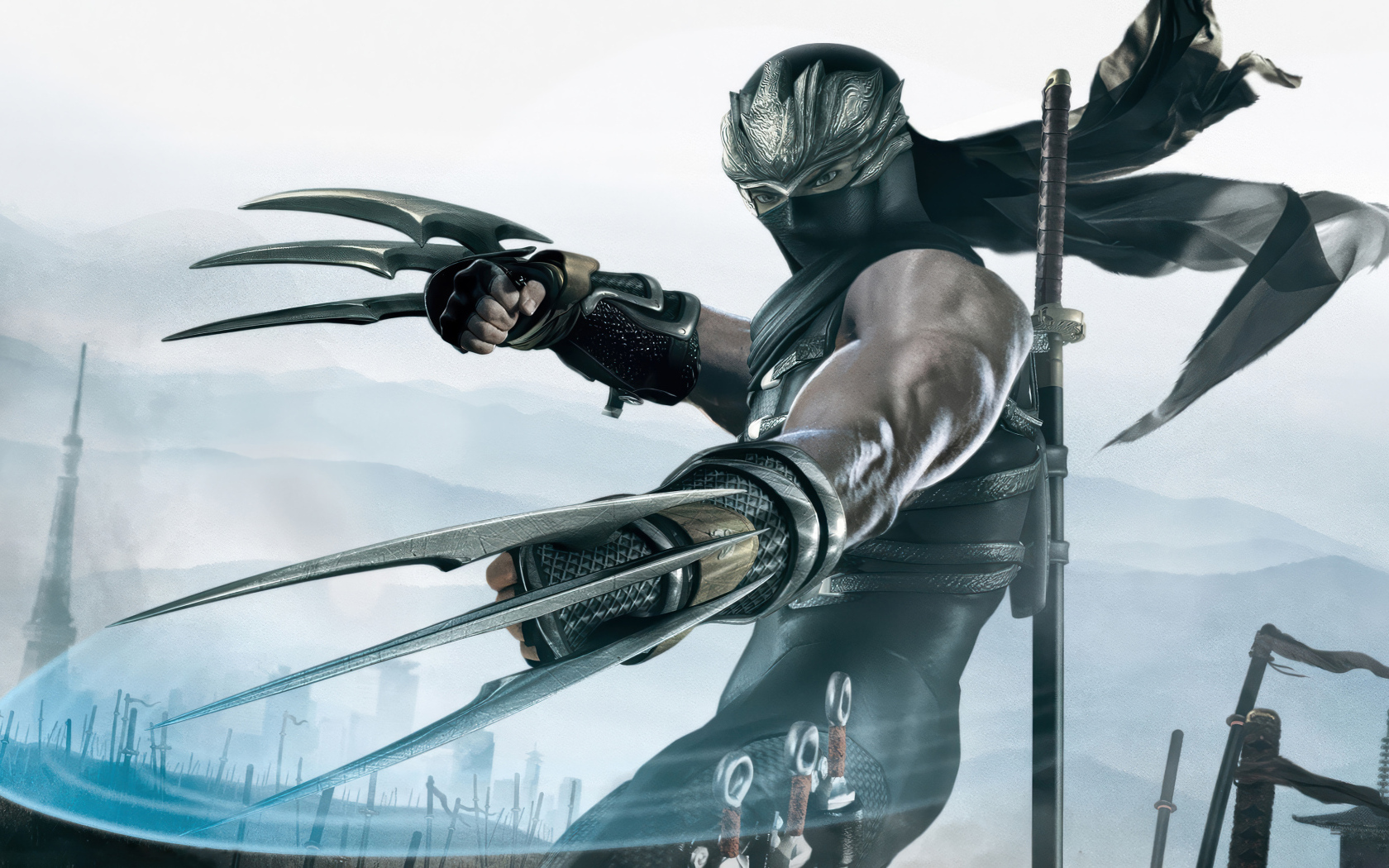 Самурай в компьютерной игре NINJA GAIDEN 2 Black