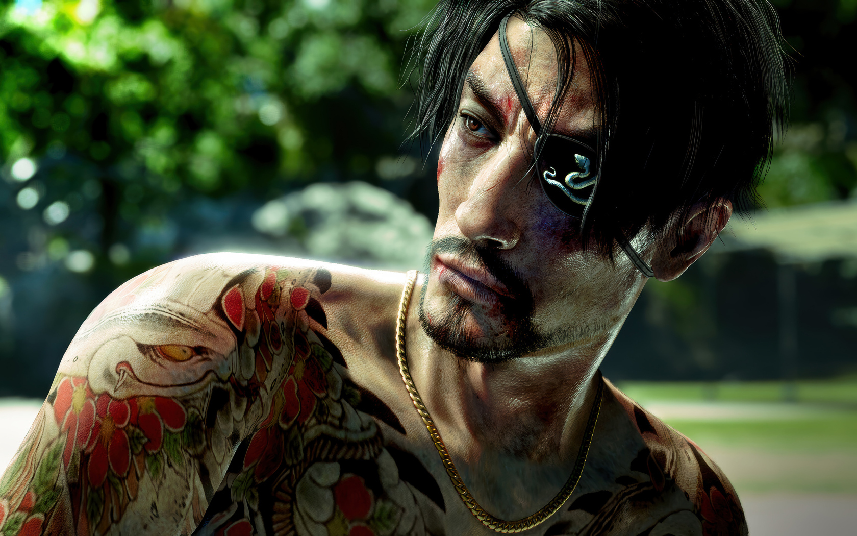 Персонаж Горо Мадзима в компьютерной игре Like a Dragon: Pirate Yakuza in Hawaii