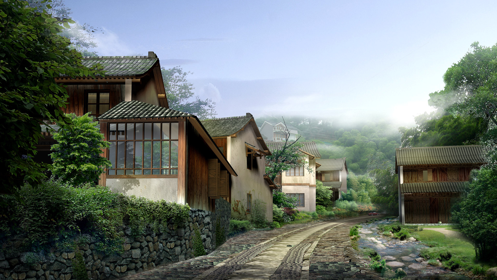 Дорога и Дома