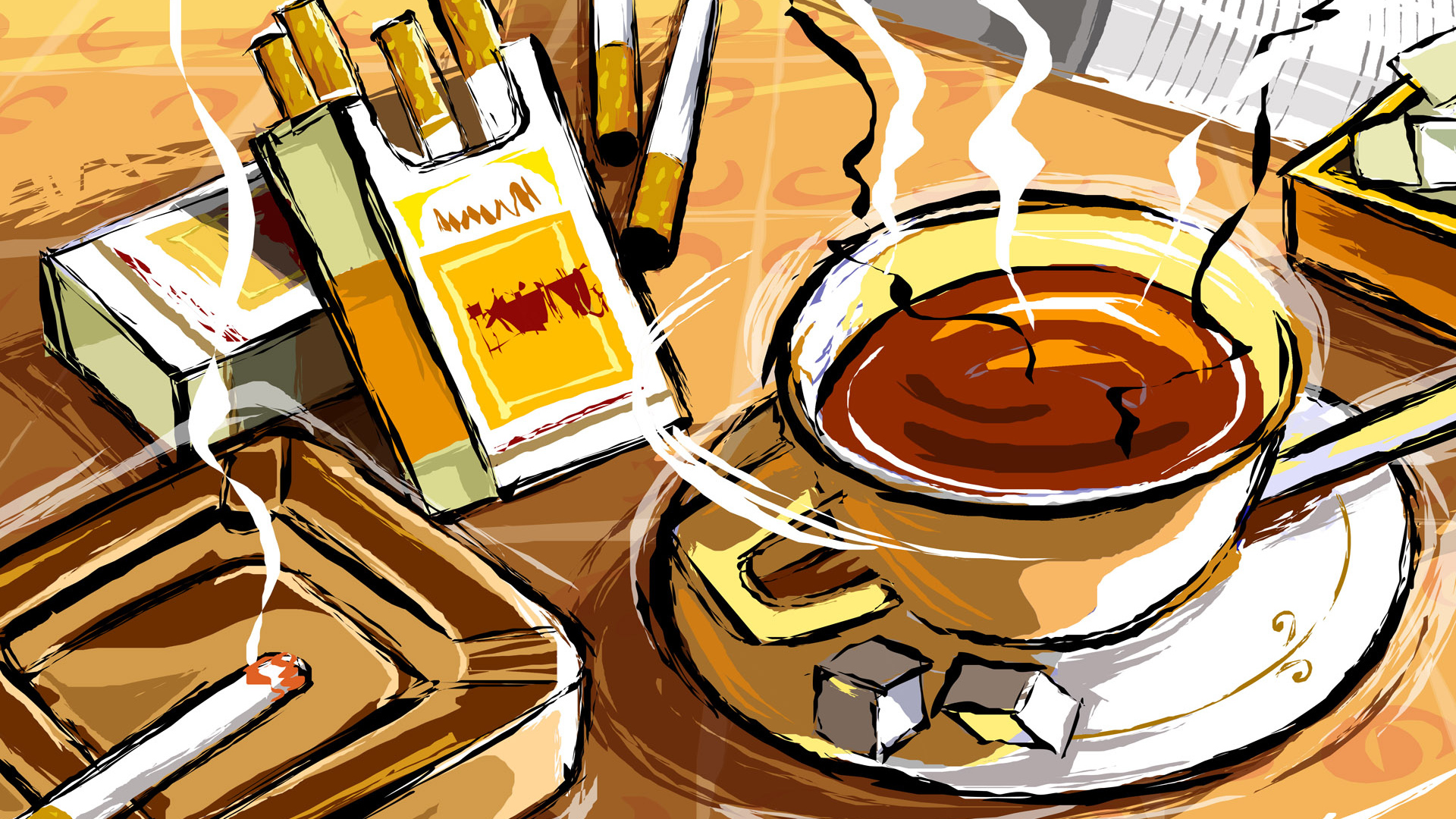 Кофе и сигареты