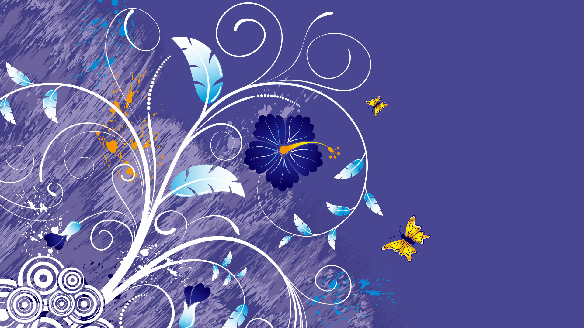 Фиолетовый цветок