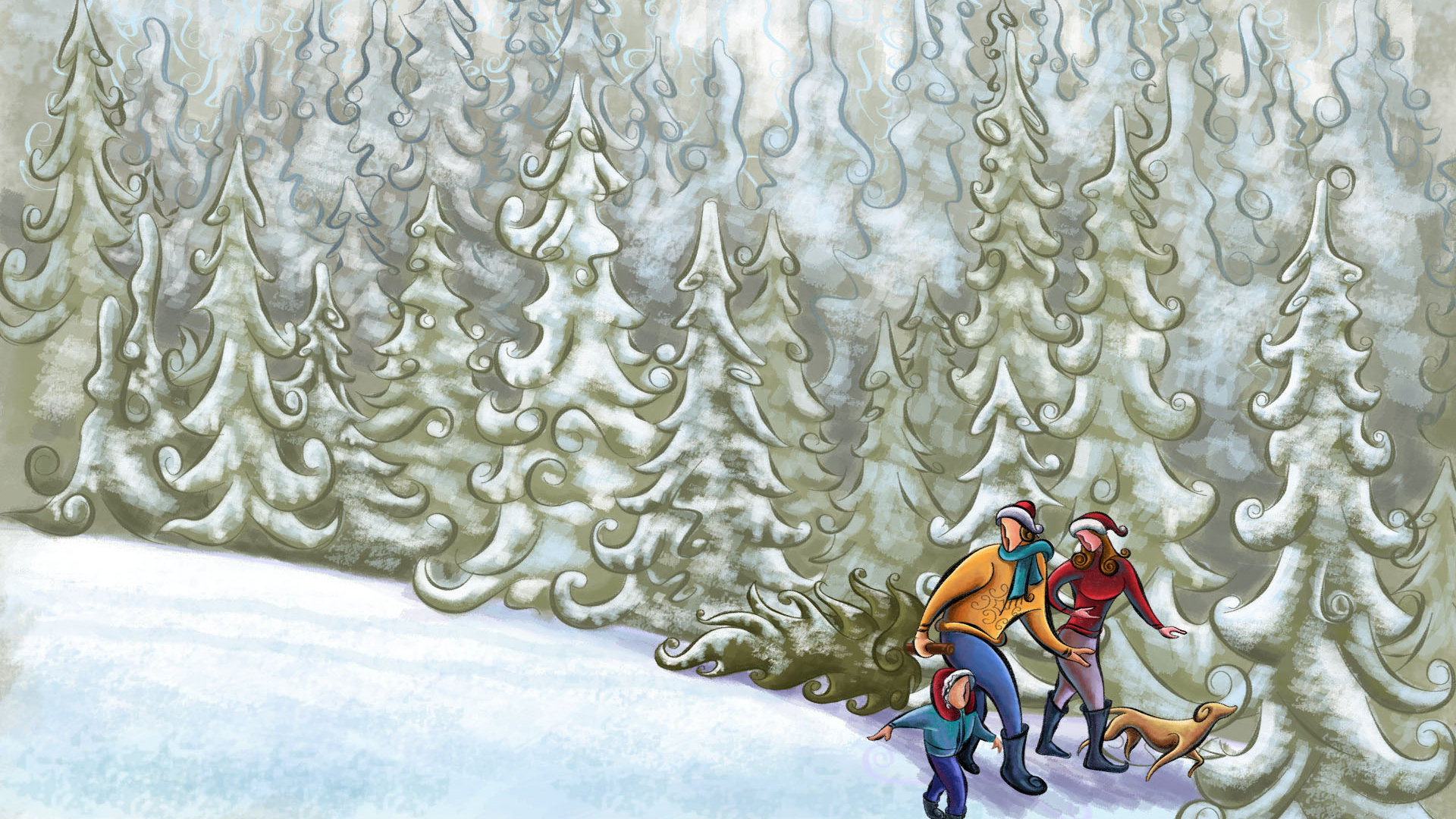 Поход за елкой