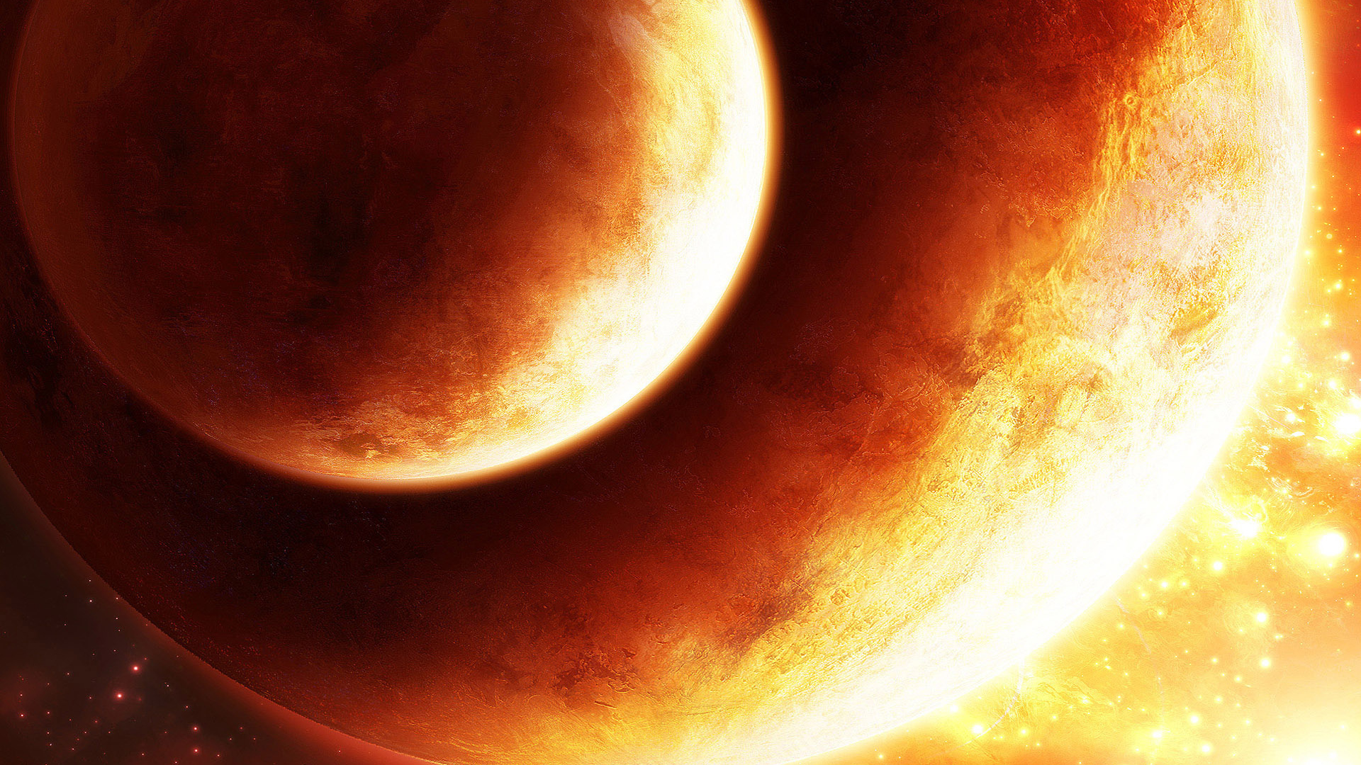 Близкая орбита двух планет