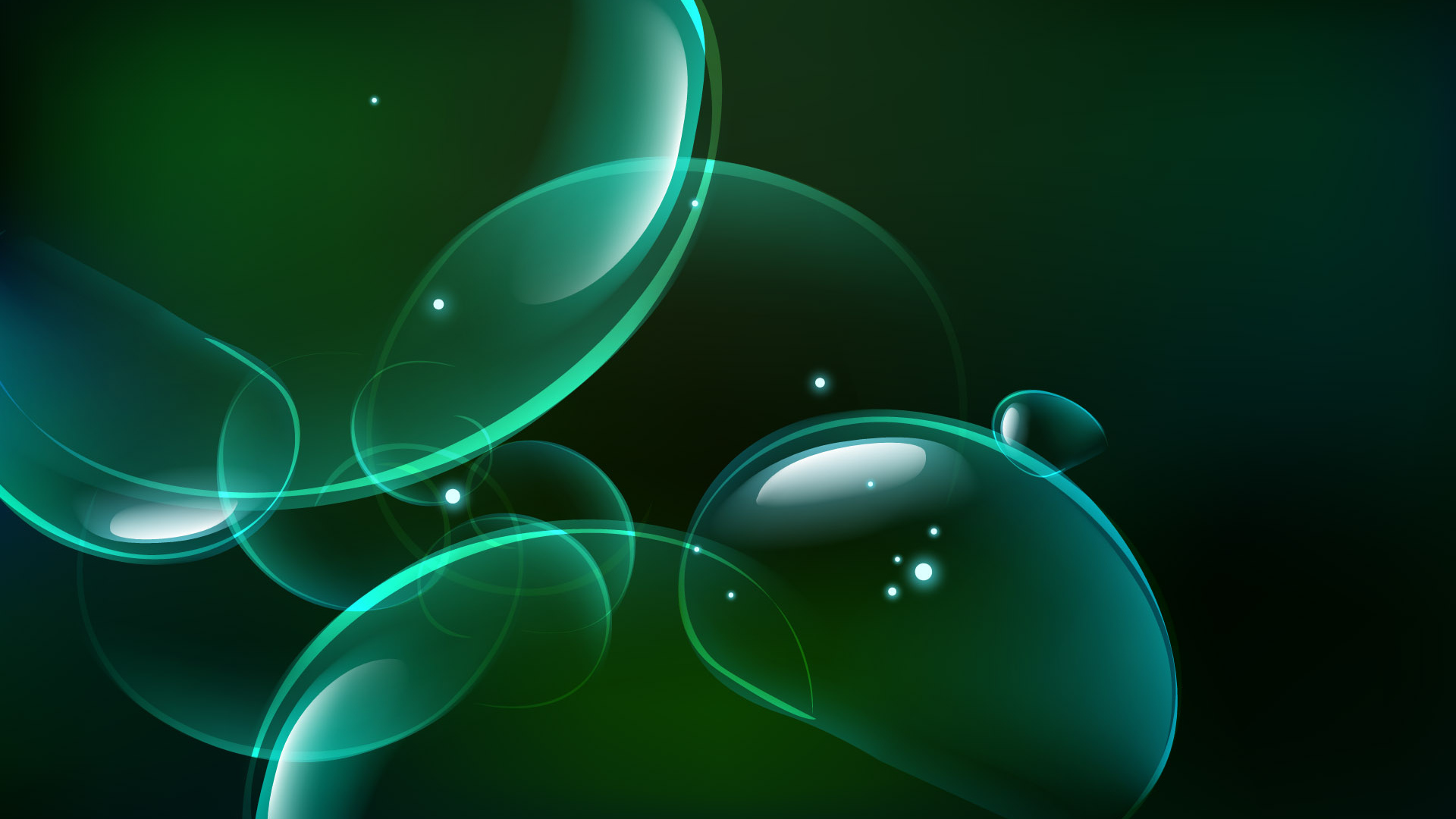 Зеленые мыльные пузыри