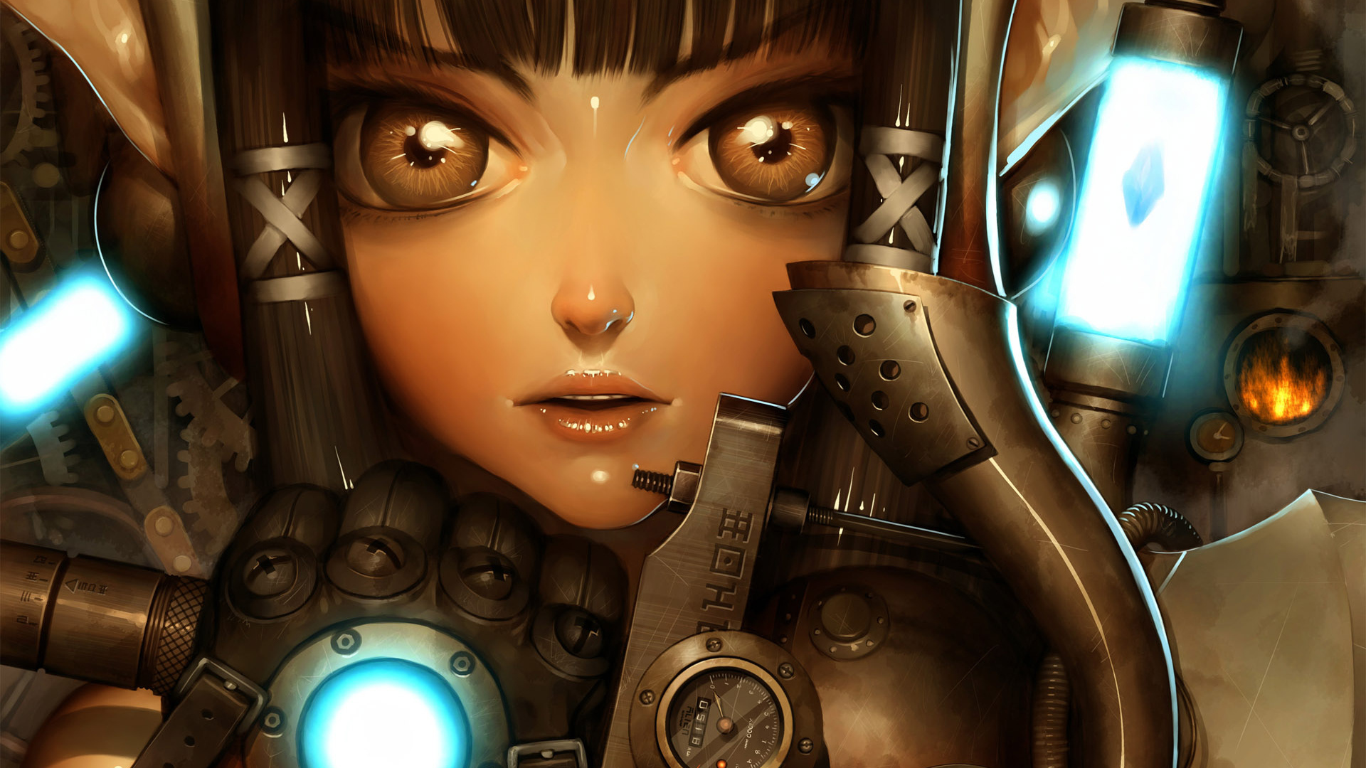 Девушка с большими глазами