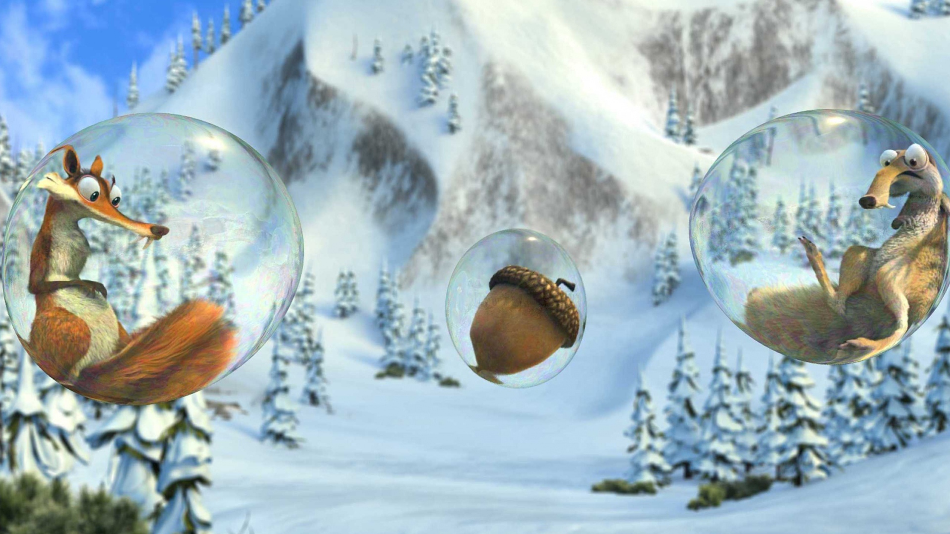 Белки в пузырях Ice Age