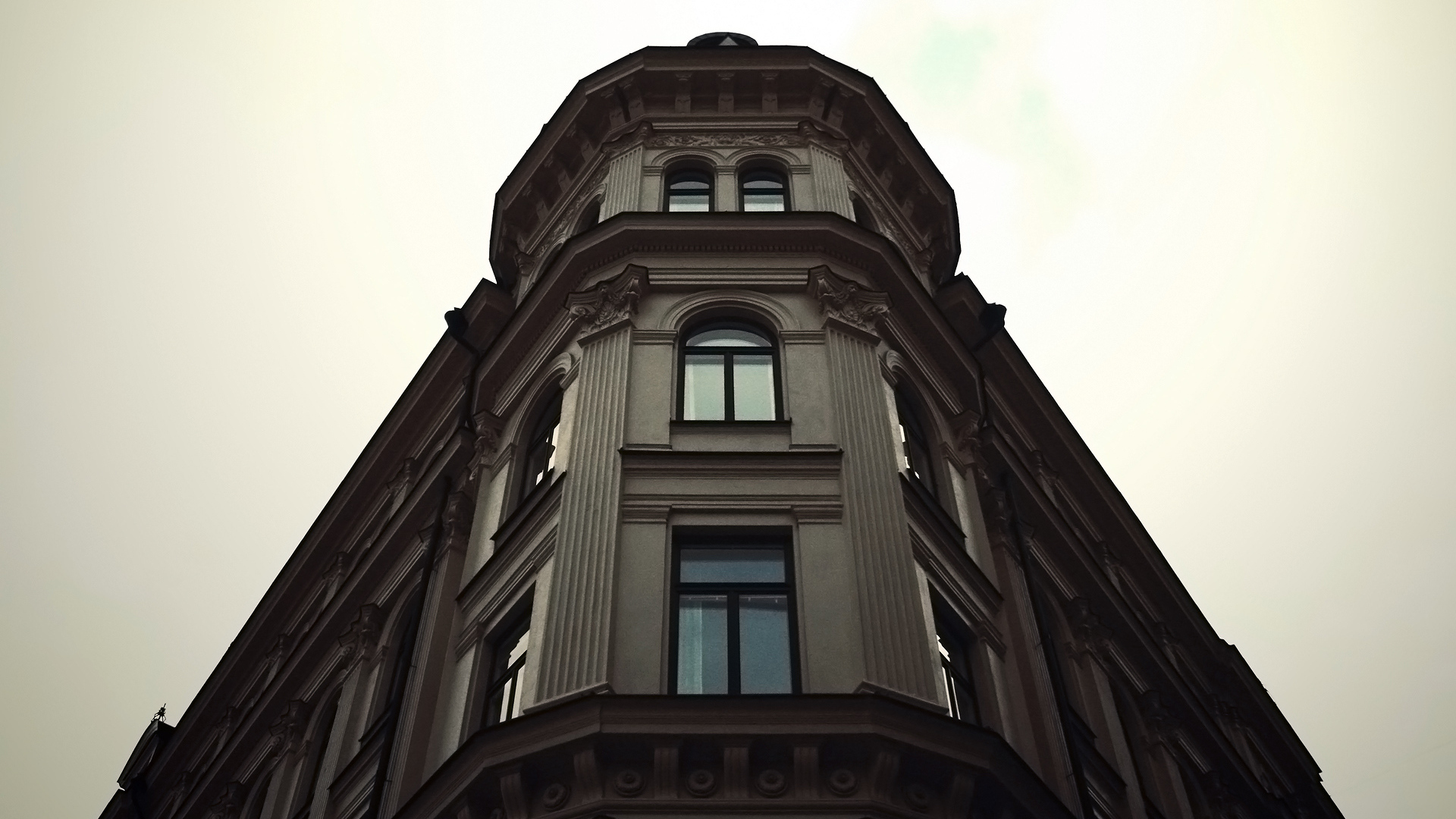 Красивая архитектура городского здания