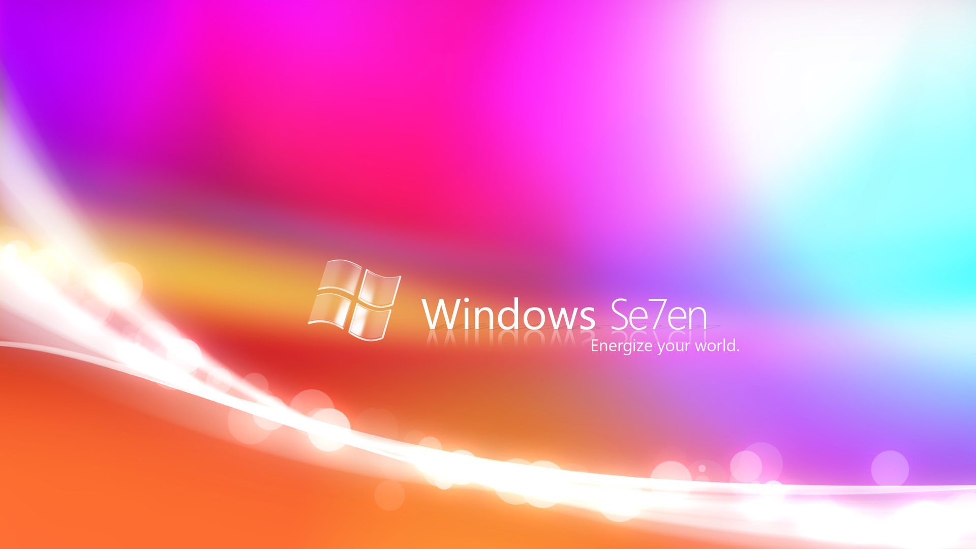 Windovs Seven разноцветная тема